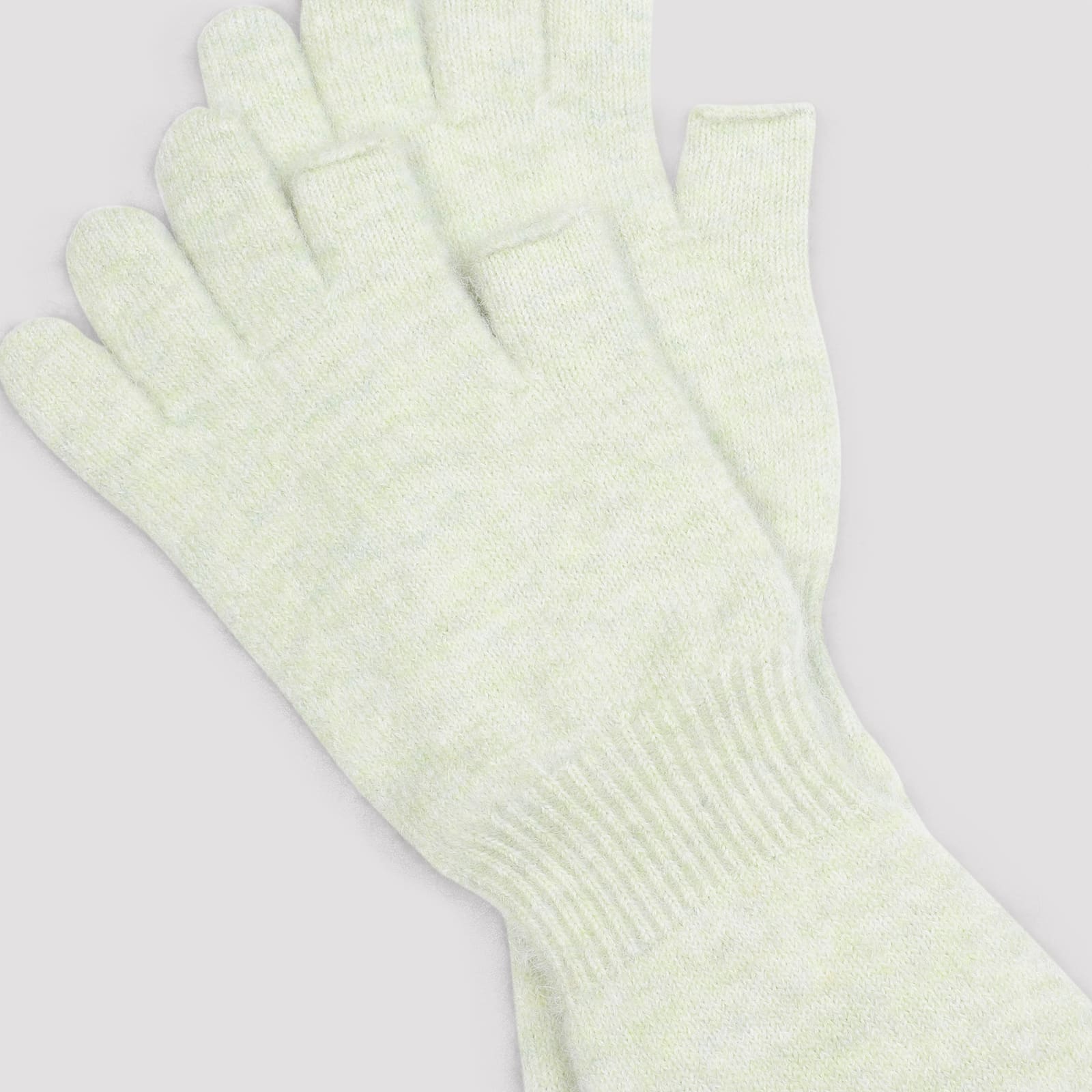 Shop Rick Owens Gloves In Pale Green