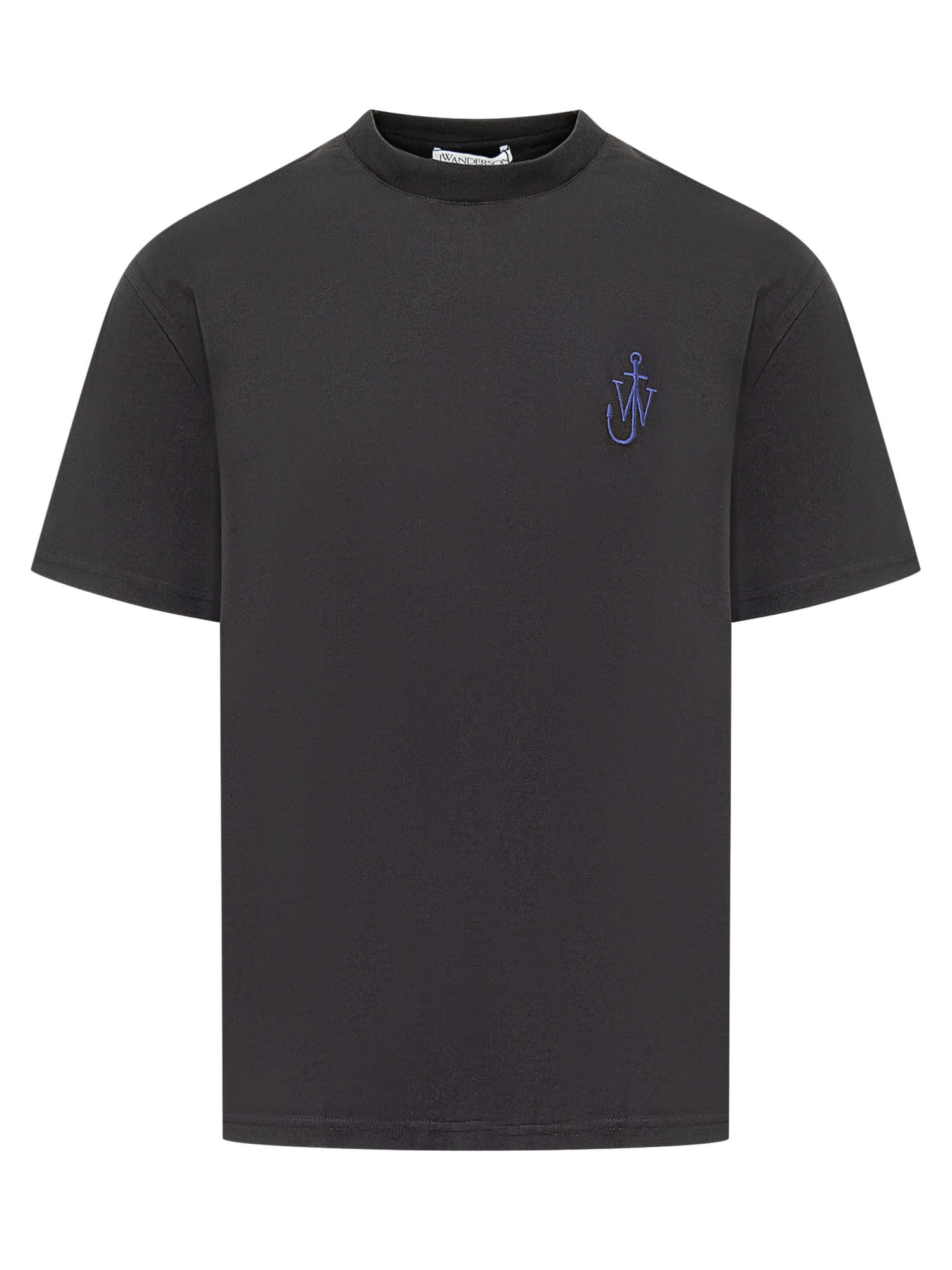 Shop Jw Anderson Jw Anchor Camper T-shirt In Black