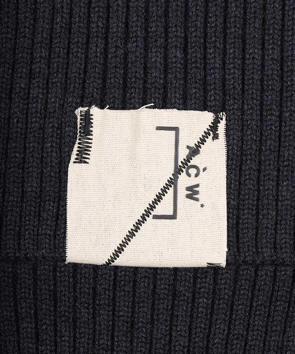 A-cold-wall* Windermere Ribbed-knit Balaclavav In Gray
