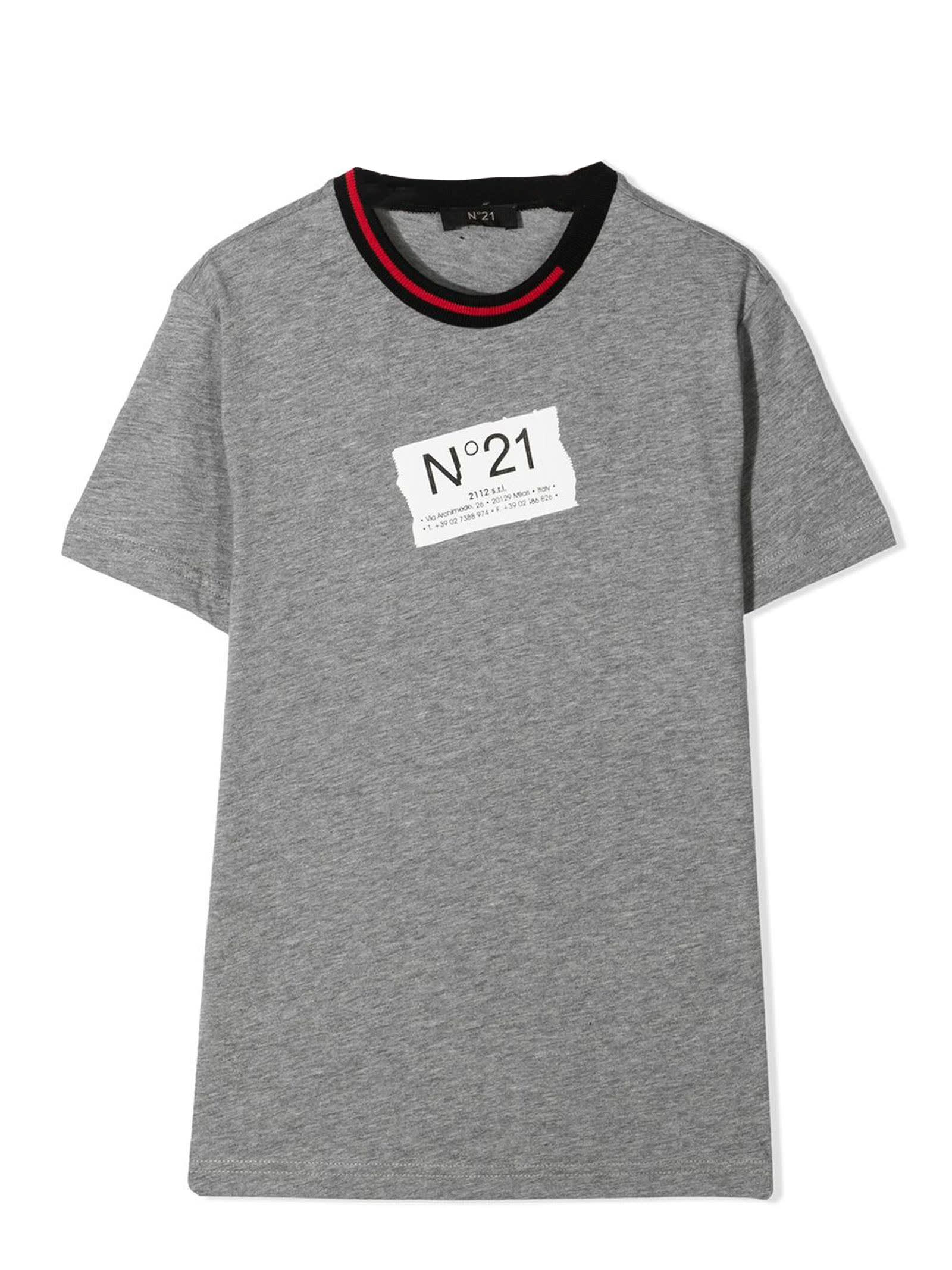 N.21 Grey Cotton T-shirt