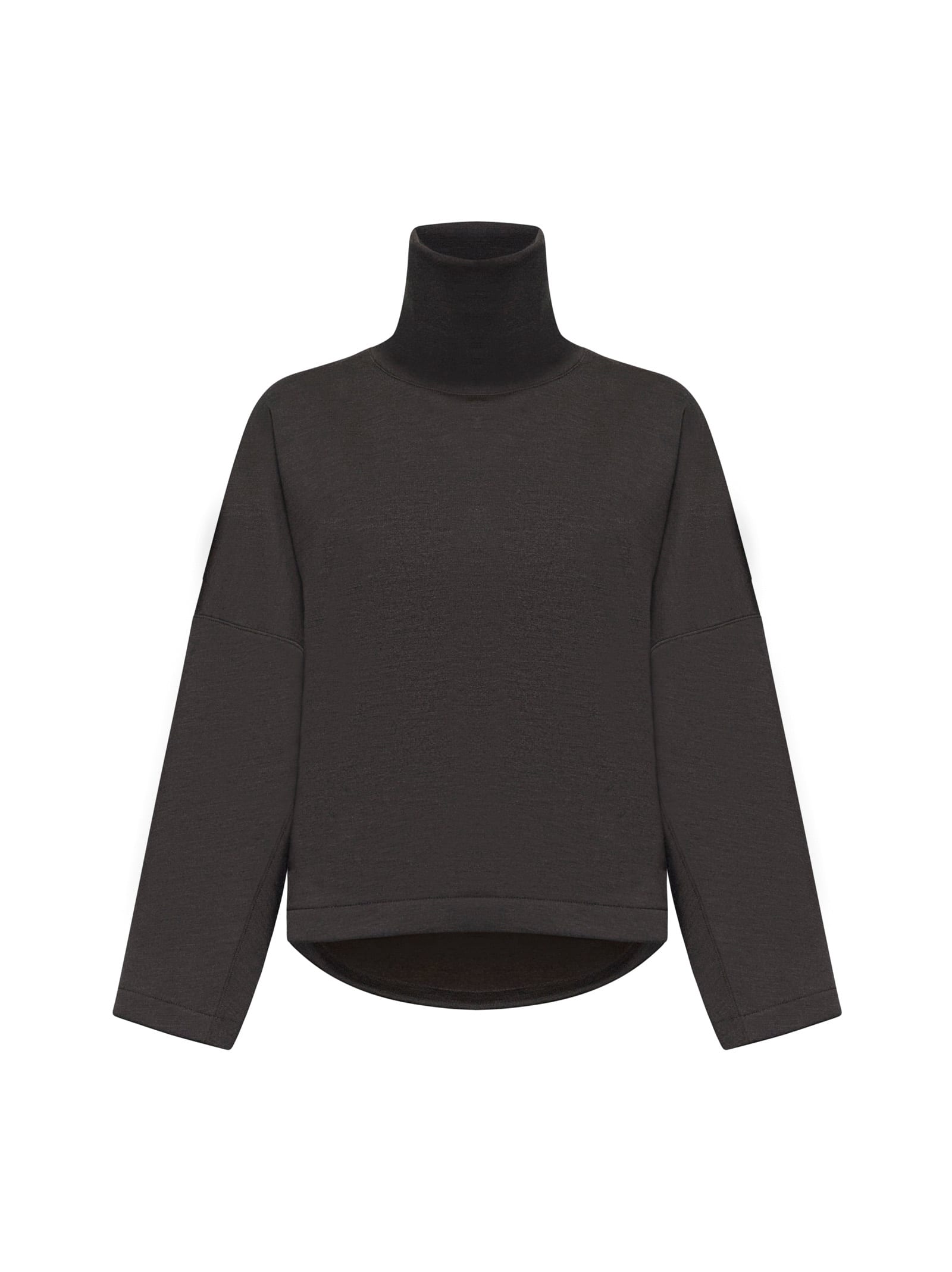 Shop Lemaire Sweater In Dark Brown Melange