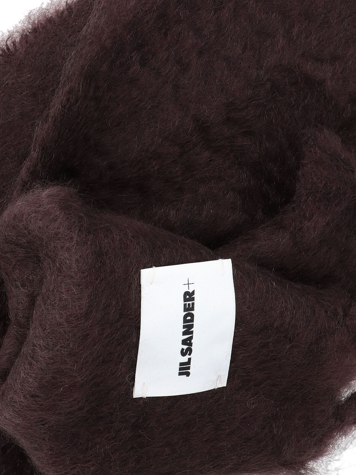 Jil Sander Luxurious Soft Fringed Scarf Accessory In Black