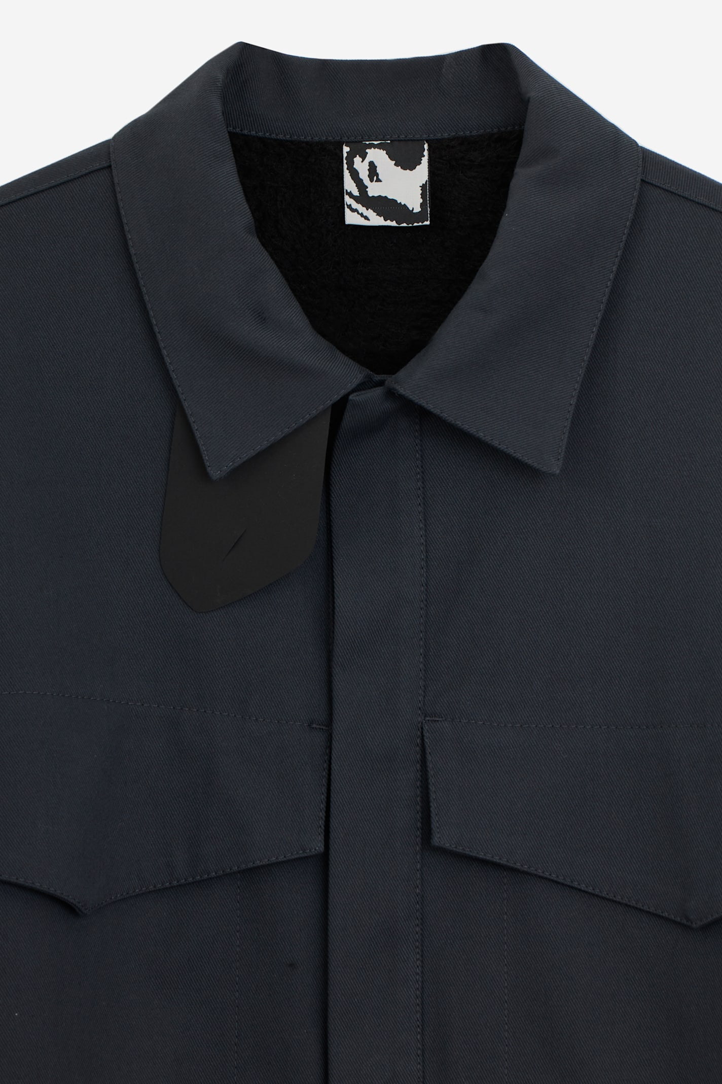 Gr10k Alpha Overshirt Jacket In Anthracite