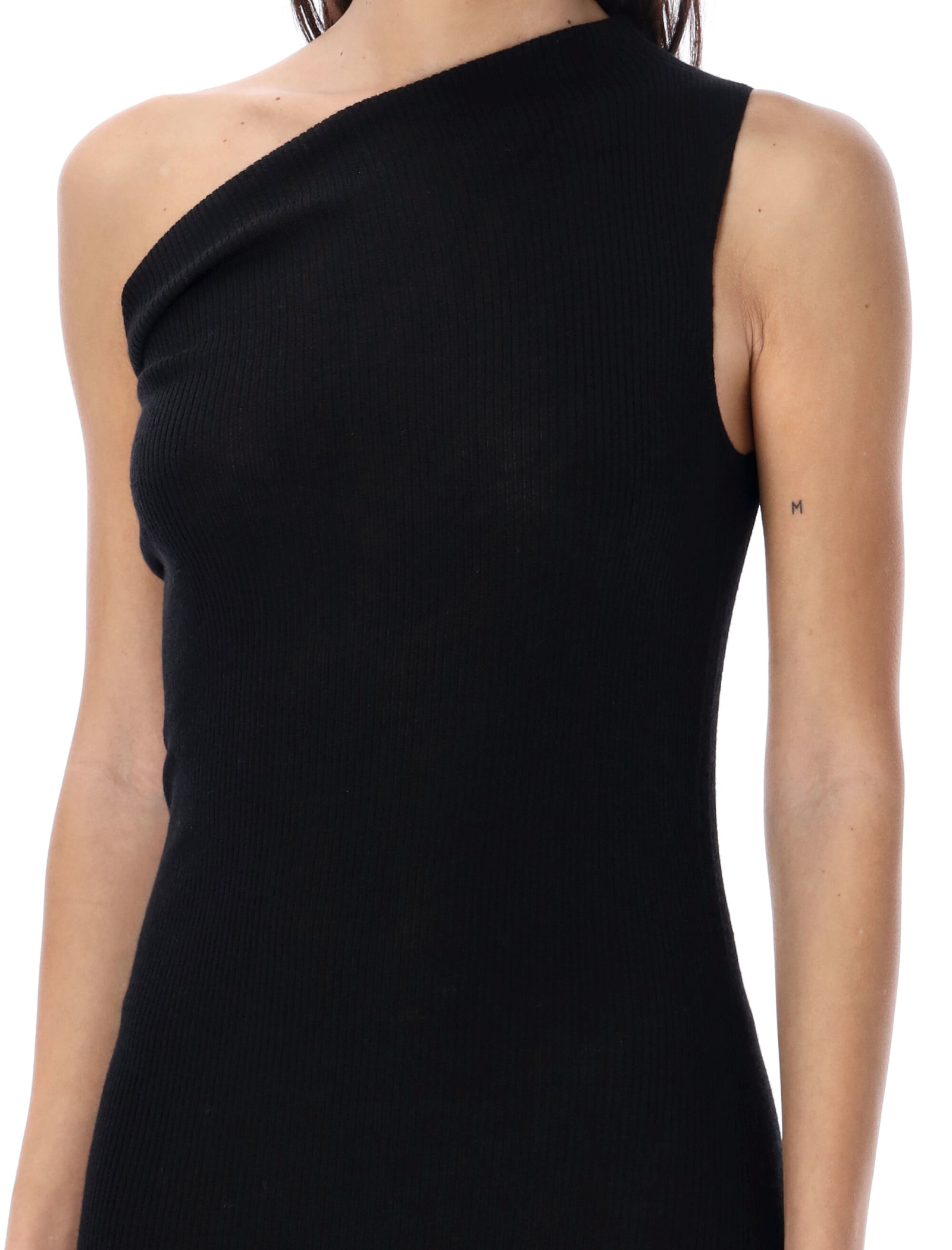 Shop Rick Owens Athena Dress In Black