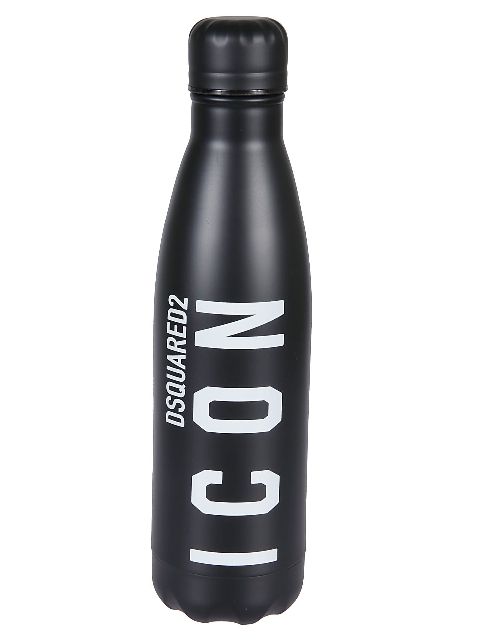 Dsquared2 Icon Logo-print Water Bottle In Black/white