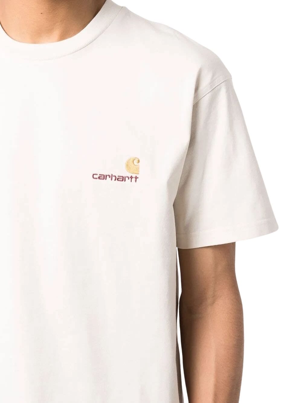 Carhartt S/s American Script T-shirt In White