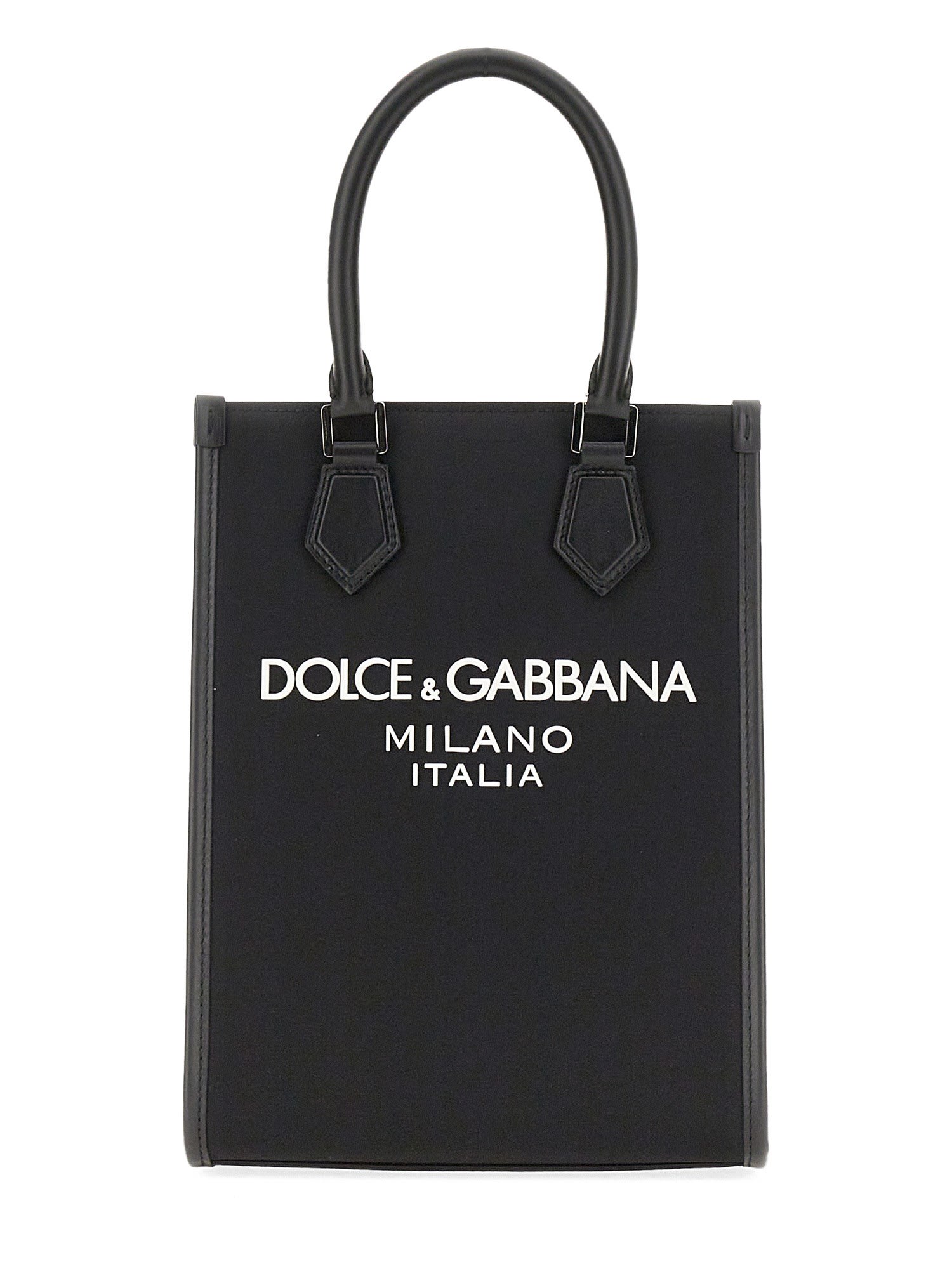 Dolce & Gabbana Small Bag With Logo In Nero