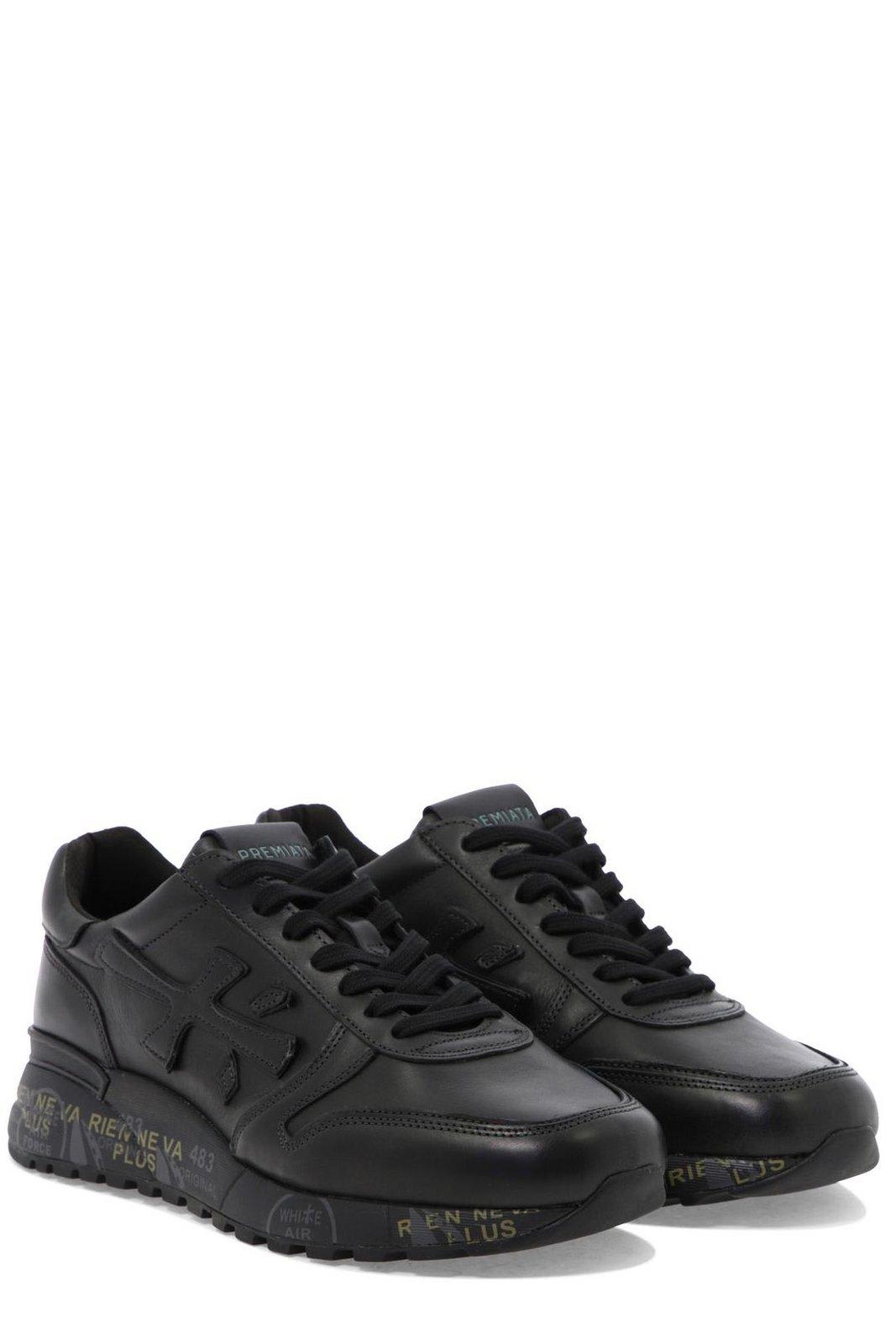 Premiata Mick Lace-up Sneakers In Black