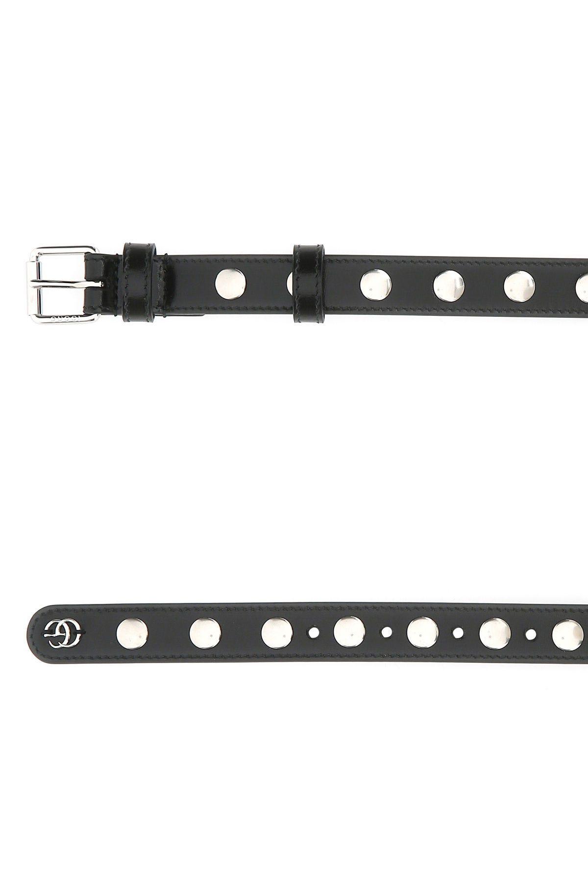 Gucci Leather Belt In Black