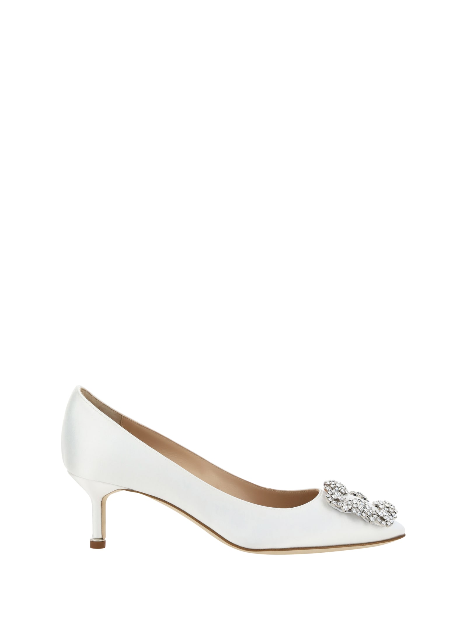 Shop Manolo Blahnik Hangisi Pumps In Mcrm