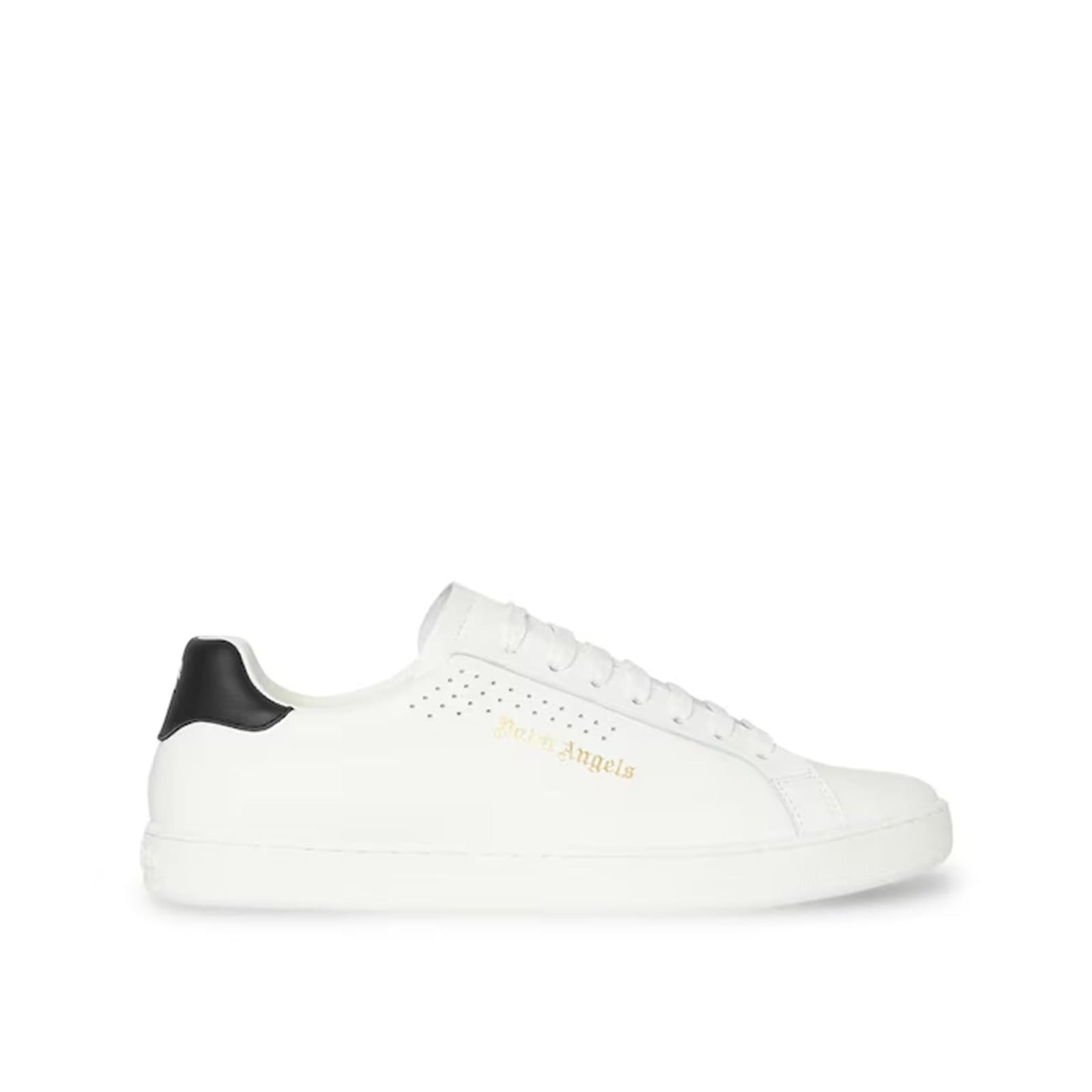 PALM ANGELS LEATHER LOGO SNEAKERS