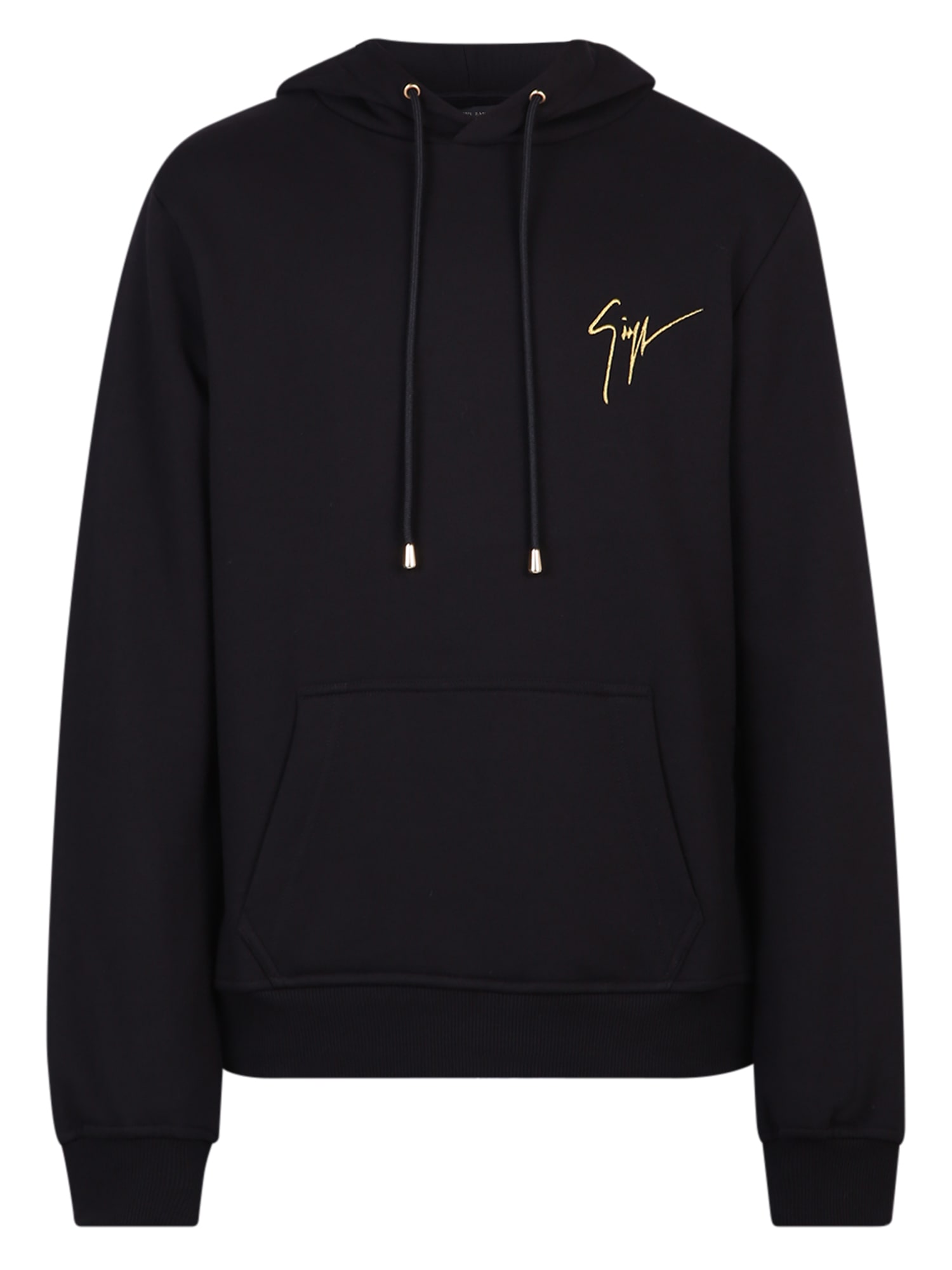 Logo Embroidery Cotton Hoodie