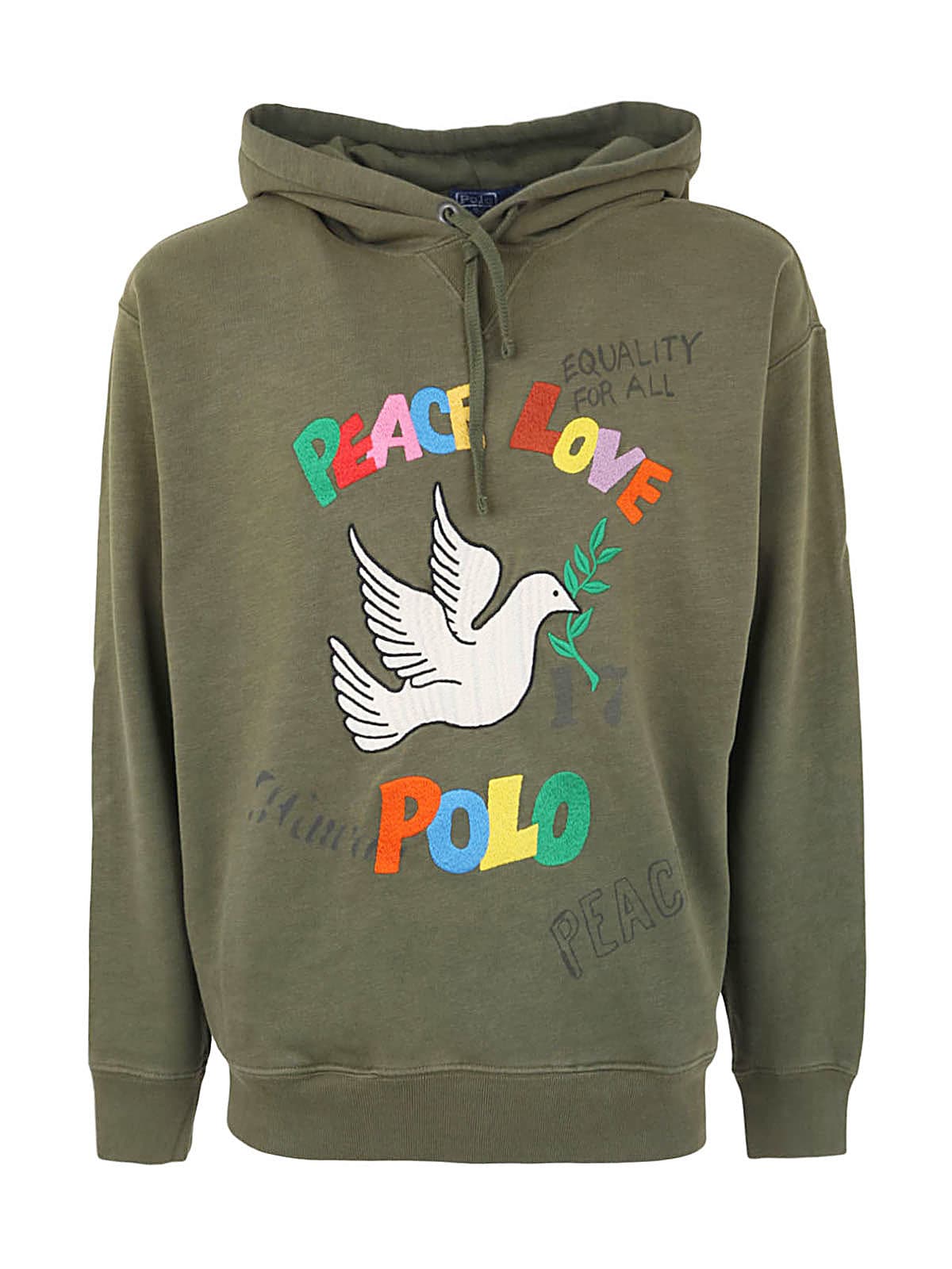 Polo Ralph Lauren "denim Ring Stretch" Trousers In Dark Sage