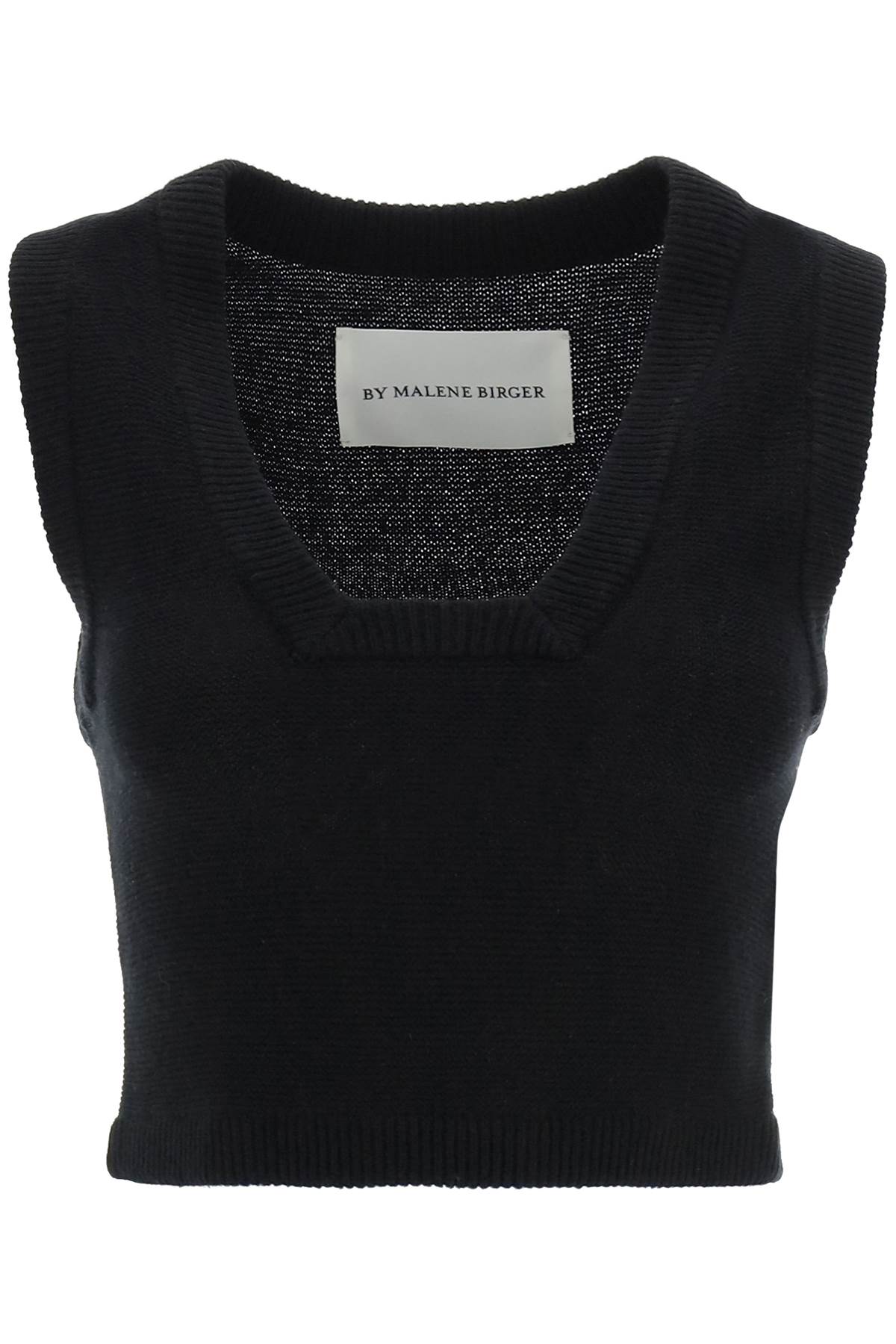 BY MALENE BIRGER WIONE CROPPED KNIT VEST