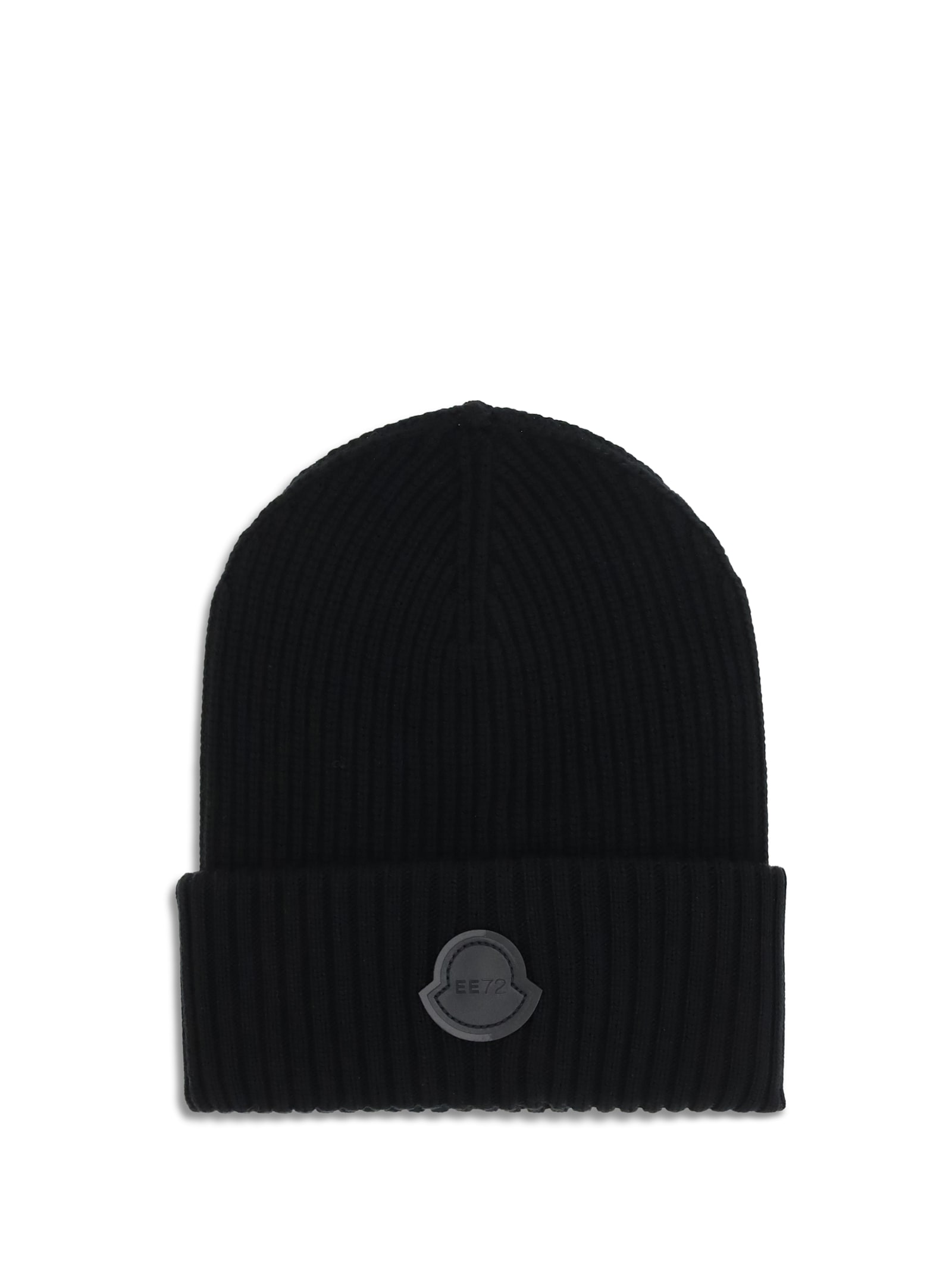 Moncler Genius Moncler 4 Edward Enninful Ee72 Responsible Virgin Wool Hat In Black