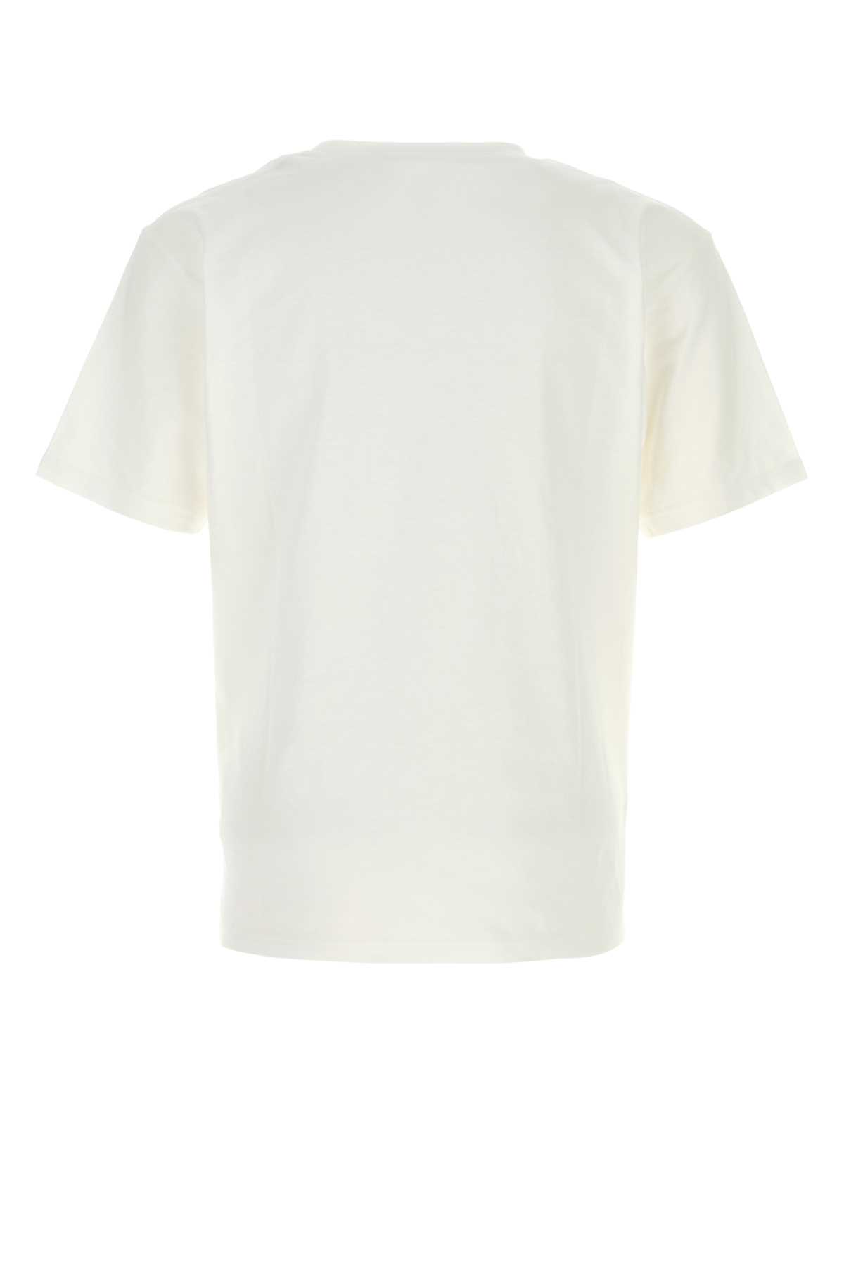 Valentino Cotton T-shirt Wuth Apollon Dyonisos Graphic Print In White