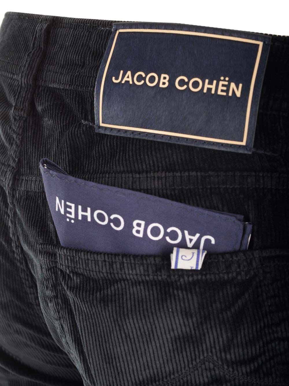 Shop Jacob Cohen Nick Slim Trousers In Blue