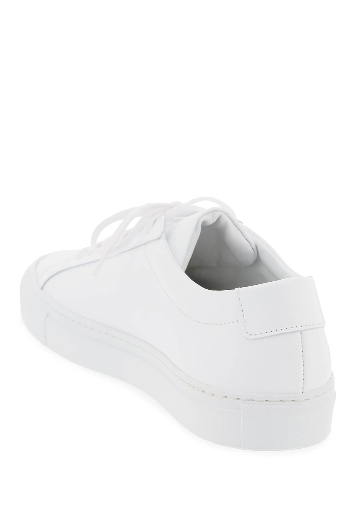 Shop Common Projects Original Achilles Leather Sneakers In White (white)
