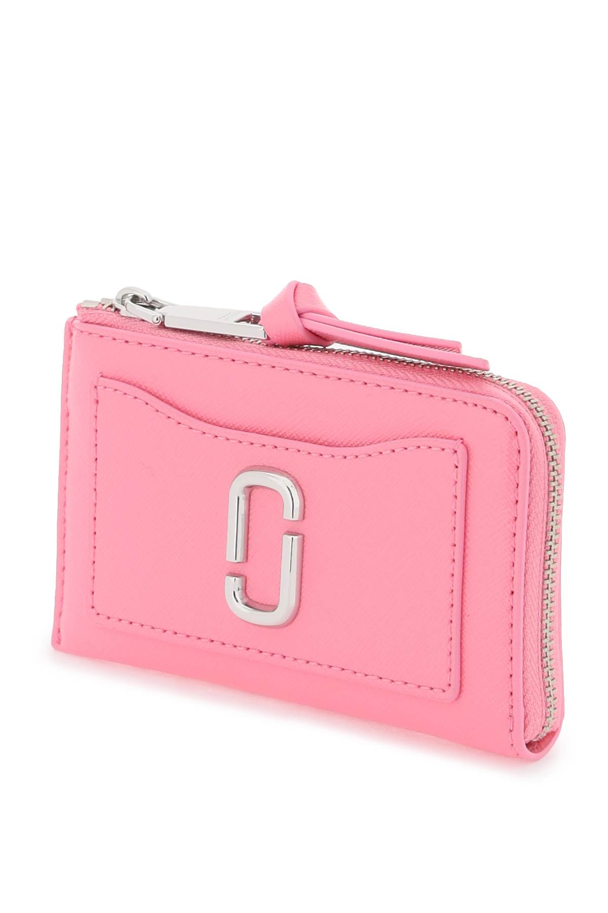 Shop Marc Jacobs The Utility Snapshot Top Zip Multi Wallet In Petal Pink (pink)