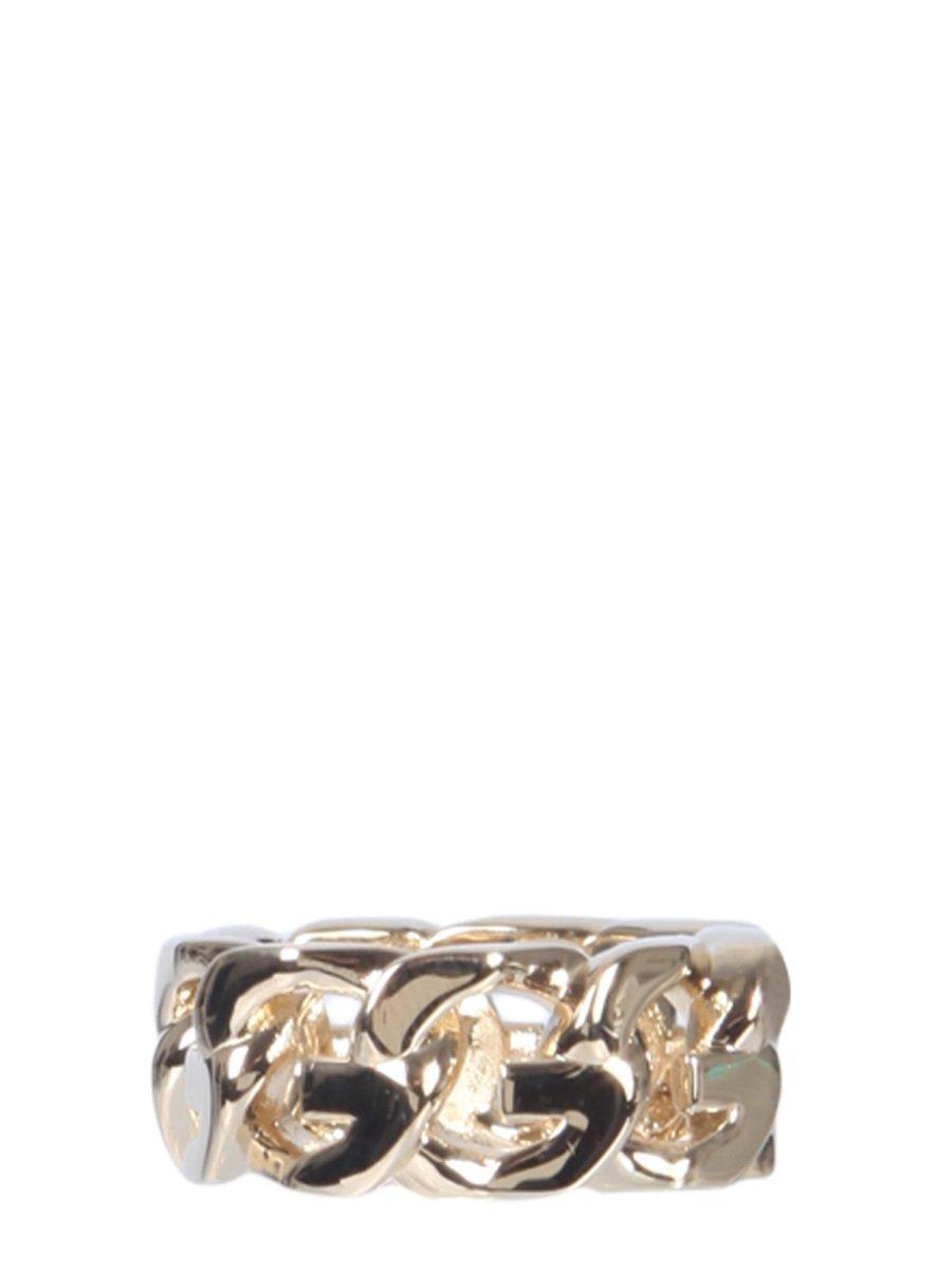 Shop Givenchy G Chain Ring In Gold