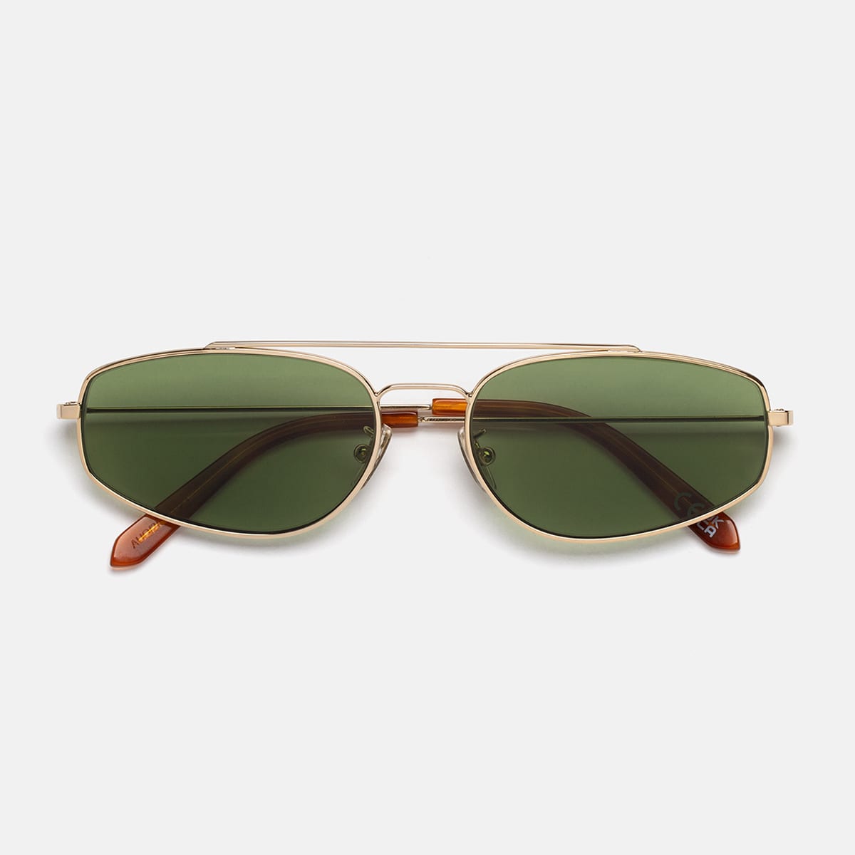 Tema 2.0 Green Gold Sunglasses