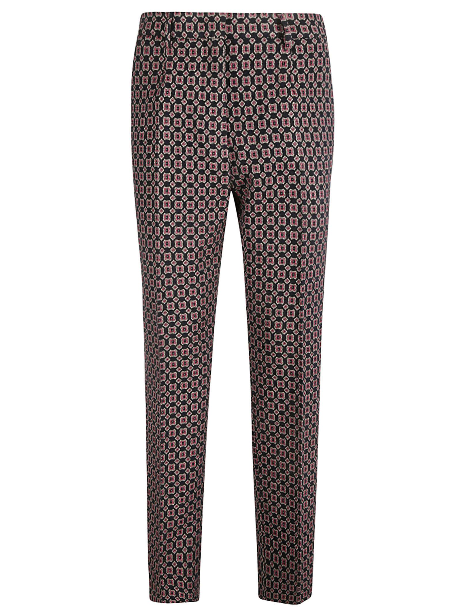 Etro All-over Print Cropped Trousers