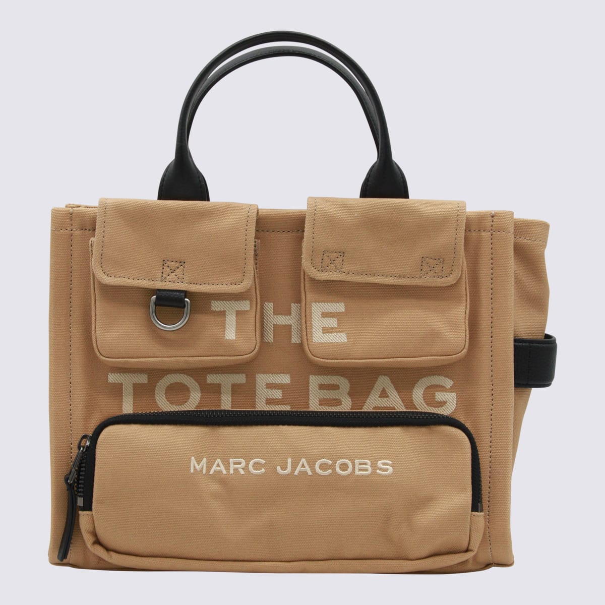 Marc Jacobs Medium Cargo Tote Bag Canvas In Nude