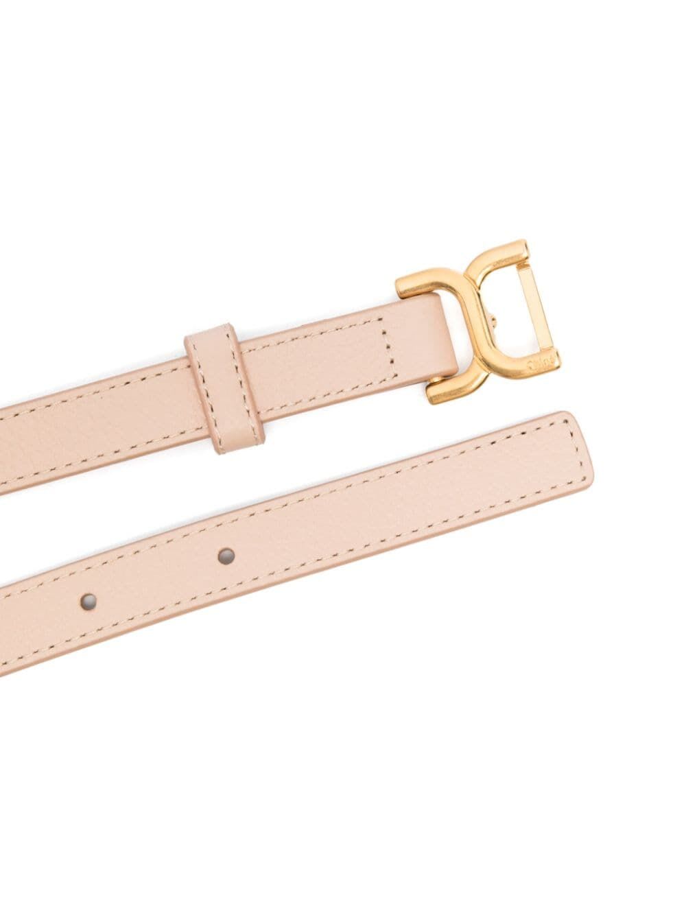 Shop Chloé Marcie Belt In Cement Pink