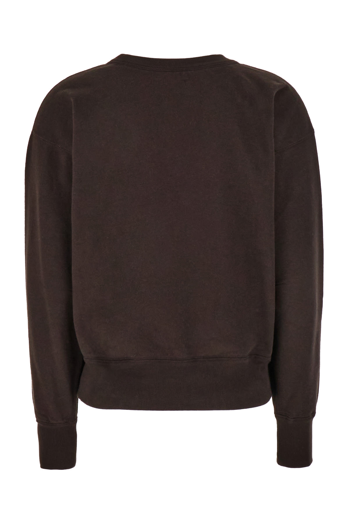 Shop Isabel Marant Charcoal Cotton Blend Oversize Sweatshirt In 02fk