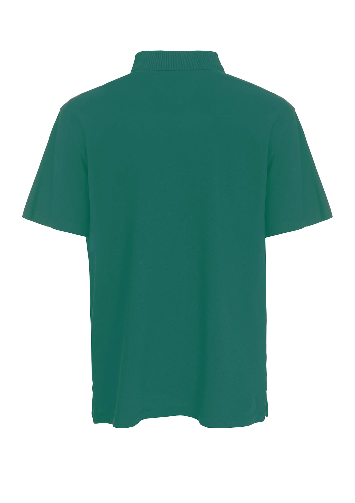 Just Cavalli Man Polo Shirt Emerald Green Size L Cotton In Green