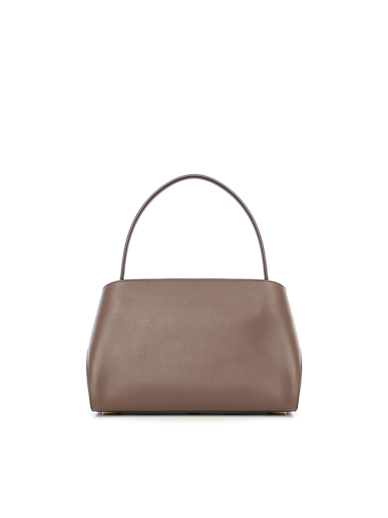 FERRAGAMO HUG SOFT TWO-TONE SHOULDER BAG (M)
