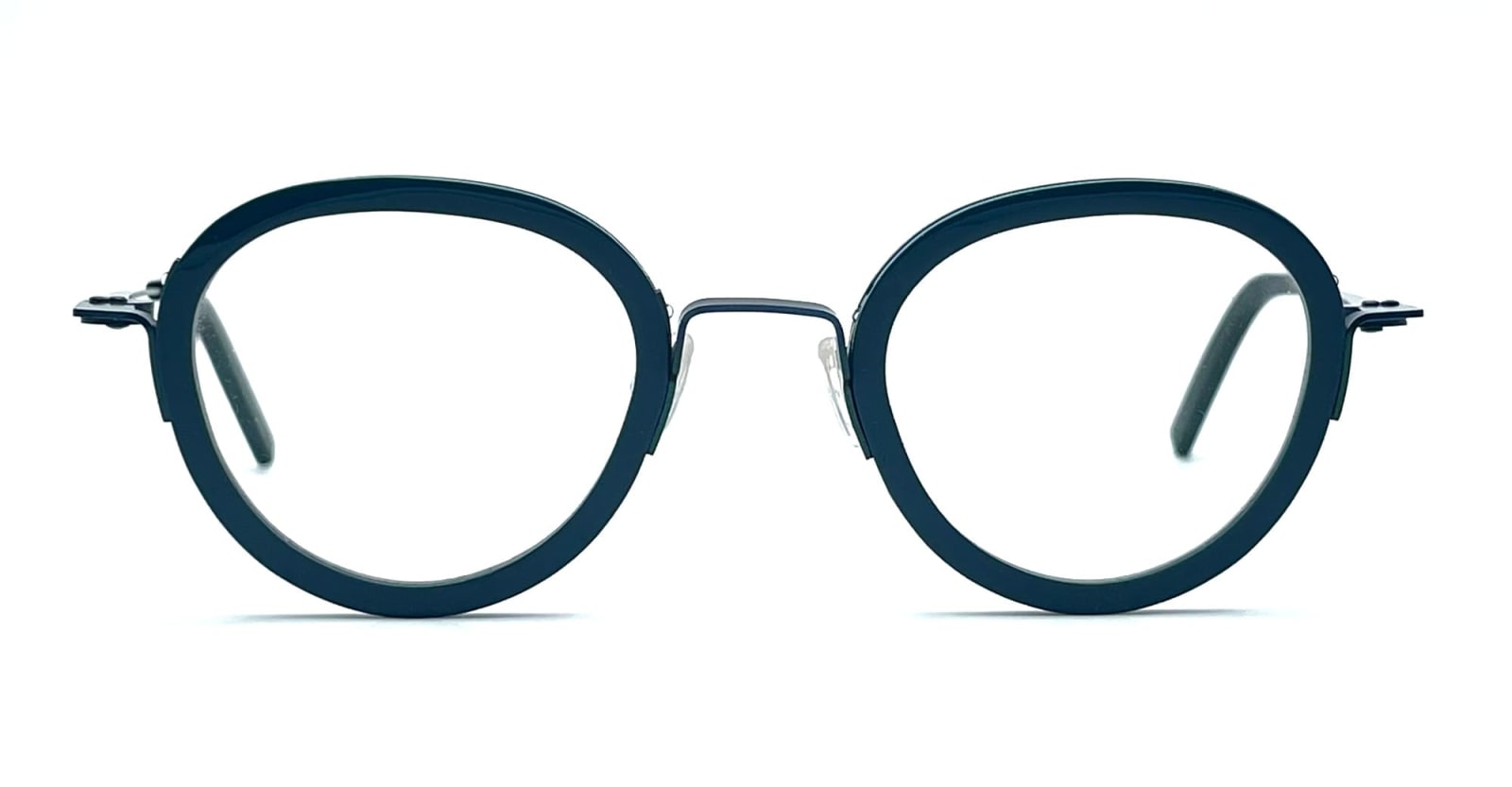 Shop Theo Eyewear Stamppot - 44 Glasses In Blue