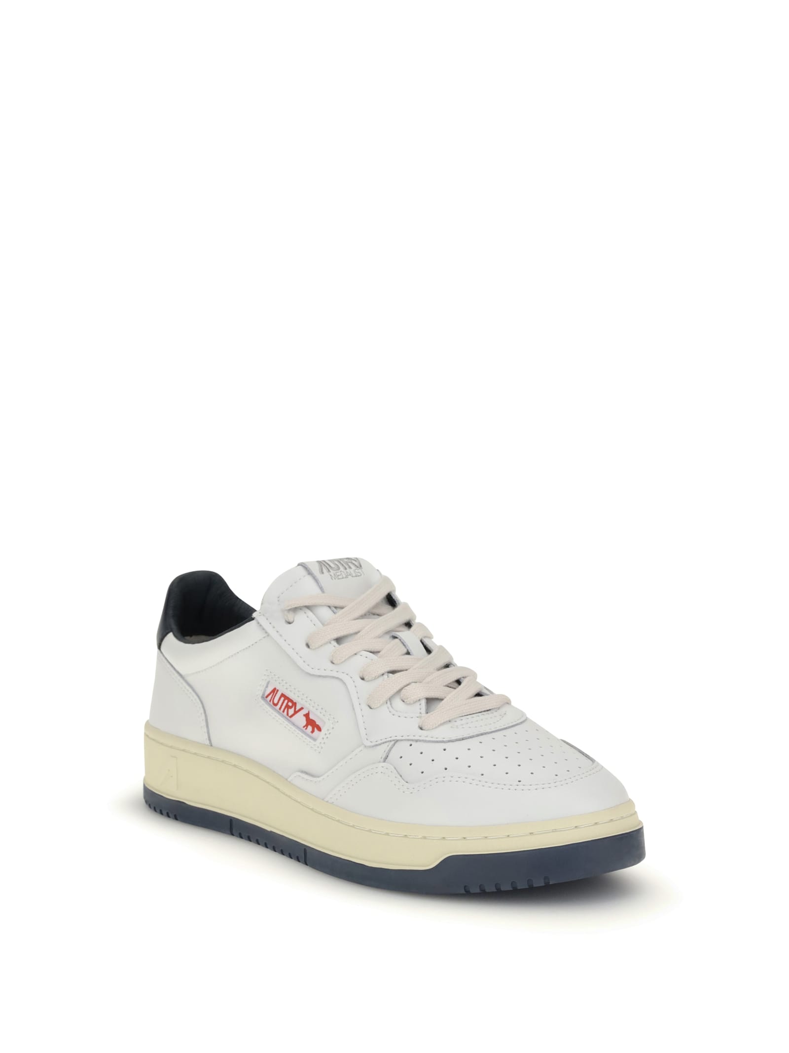 Autry X Maison Kitsune Medalist Low Top Sneakers In Multi