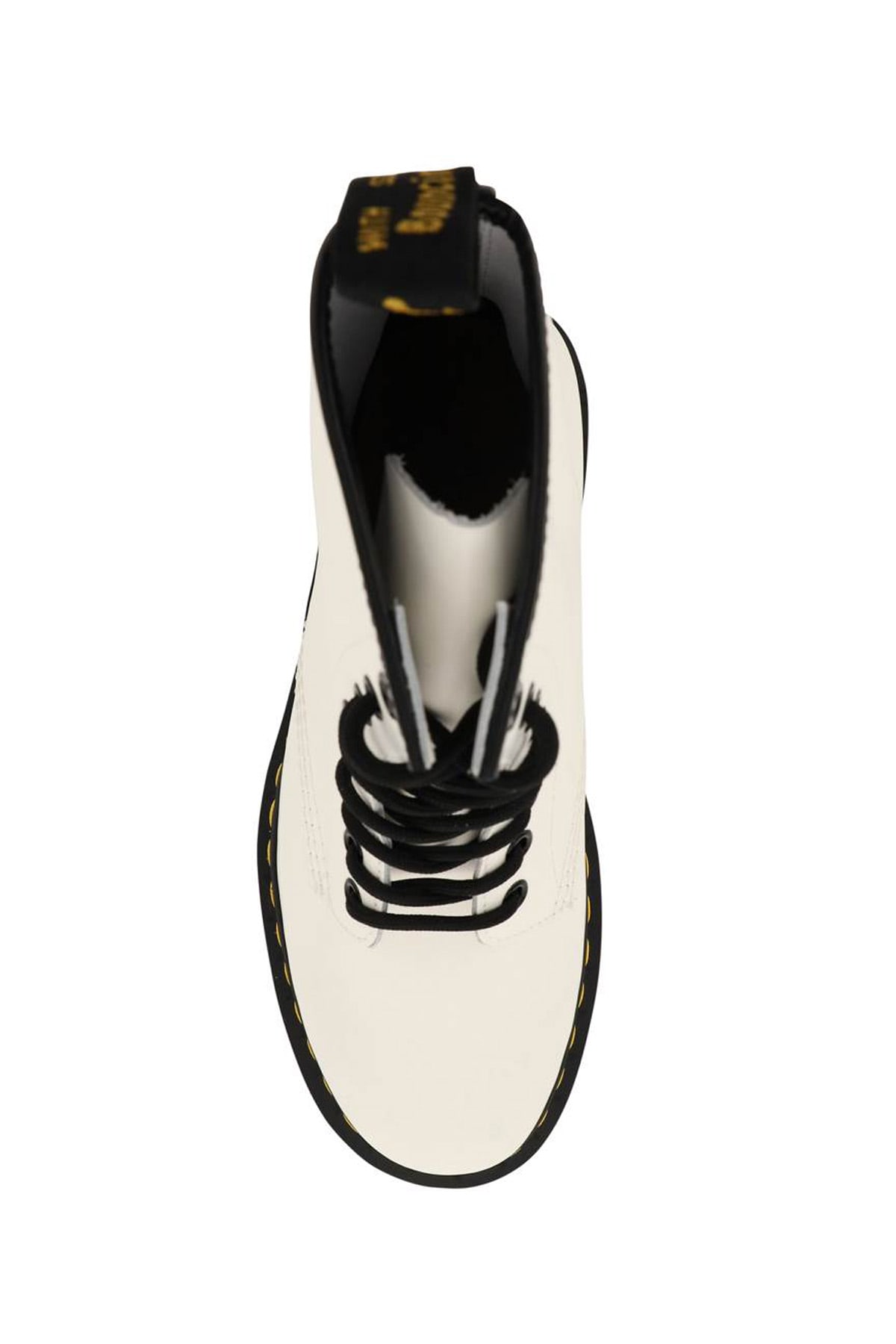 Shop Dr. Martens' 1460 Smooth Lace-up Combat Boots In White