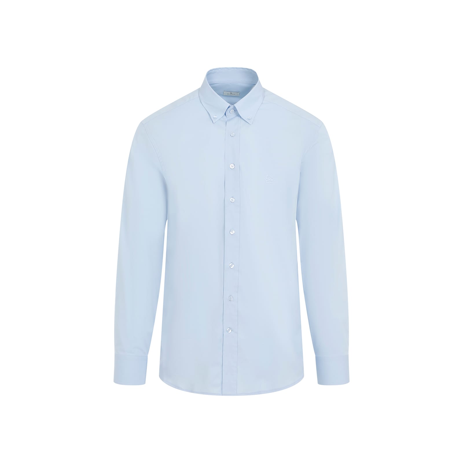 Shop Etro Roma Logo Shirt In Azzurro