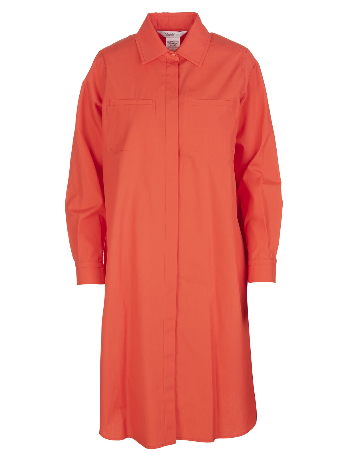 Max Mara Orange Orazio Dress