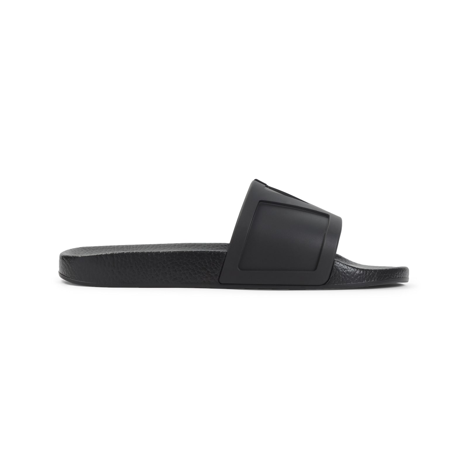 Valentino Pool Slide Coolside Slippers In Black