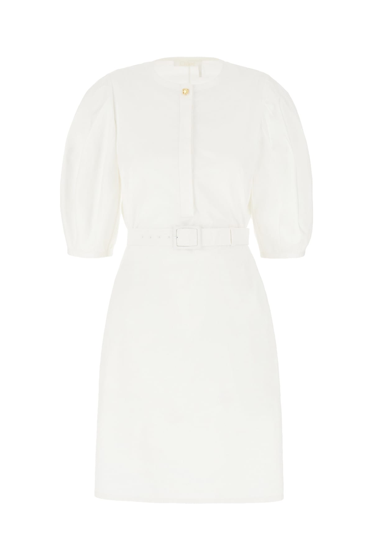 CHLOÉ WHITE POPLIN DRESS