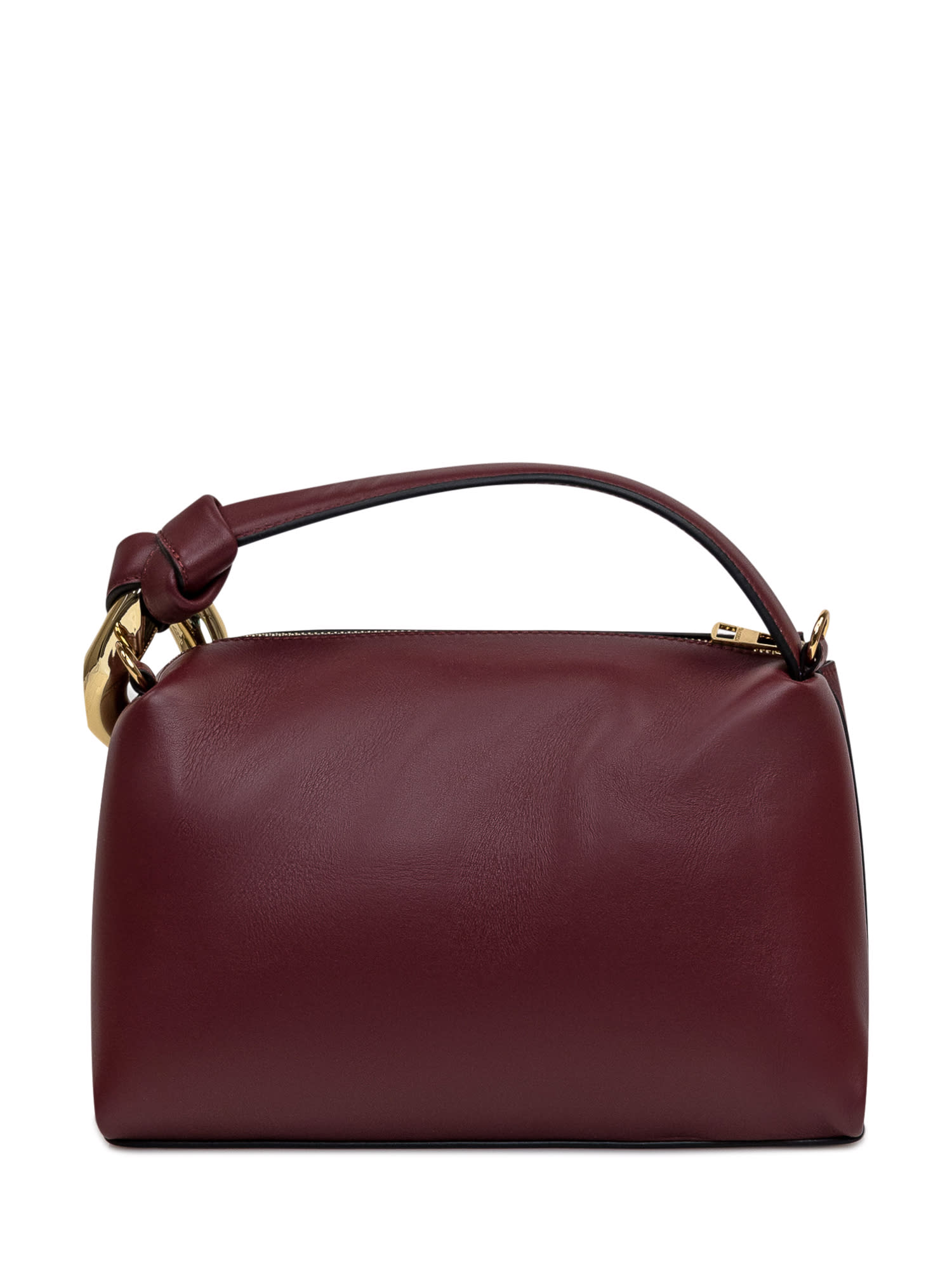 Shop Jw Anderson Corner Bag In Burgundy