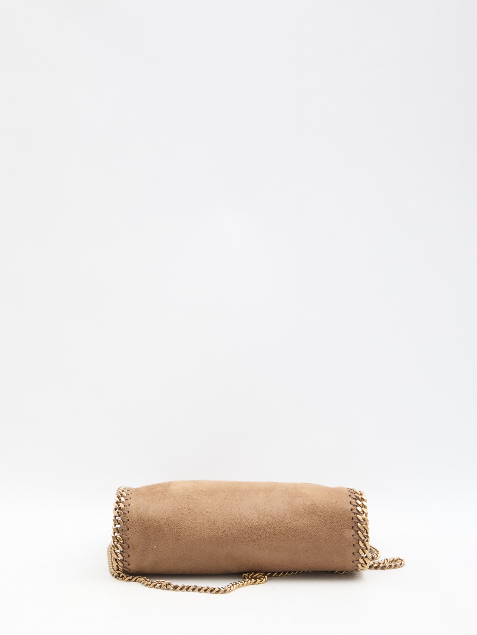 Shop Stella Mccartney Falabella Mini Tote Bag In Brown