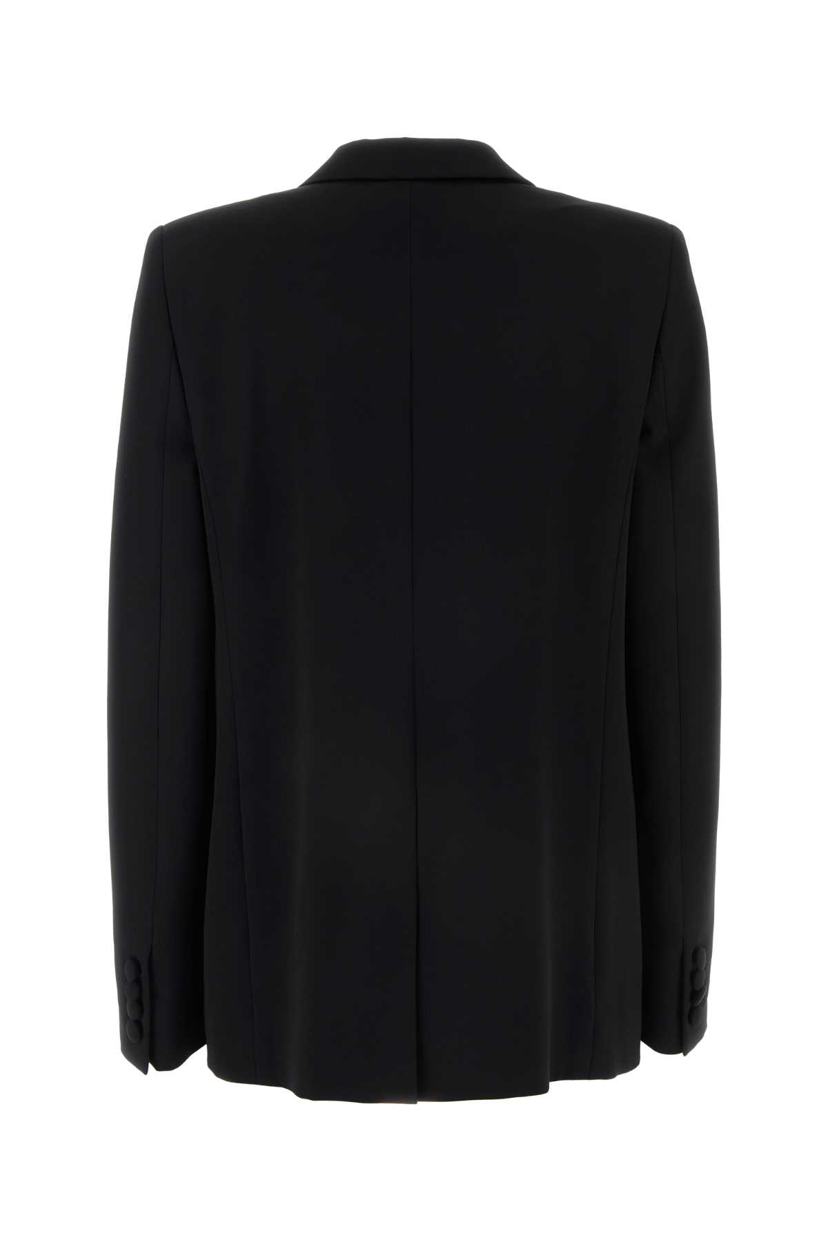 Shop Stella Mccartney Black Stretch Wool Blazer