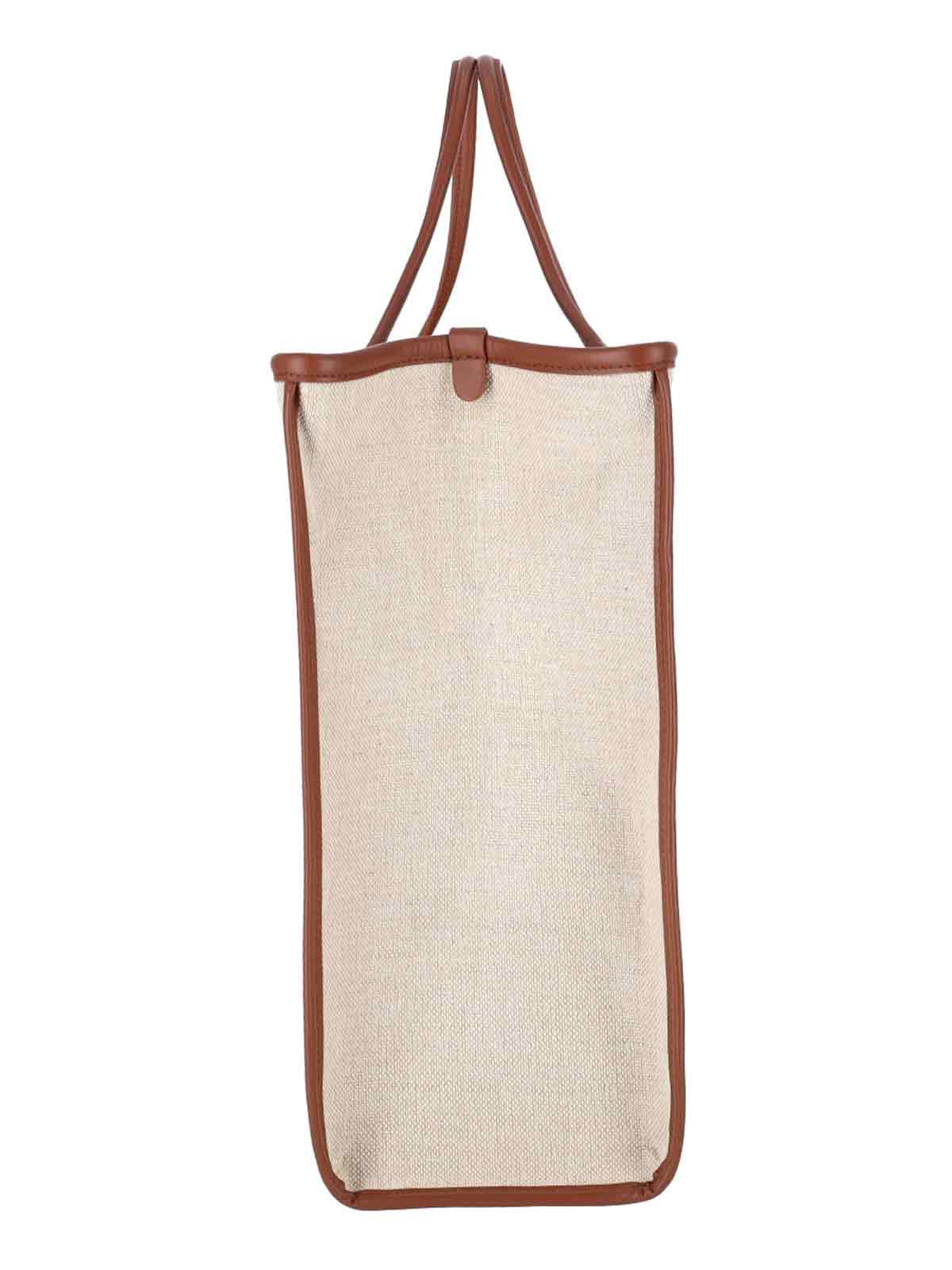Hereu Calella Squared Tote Bag In Cream