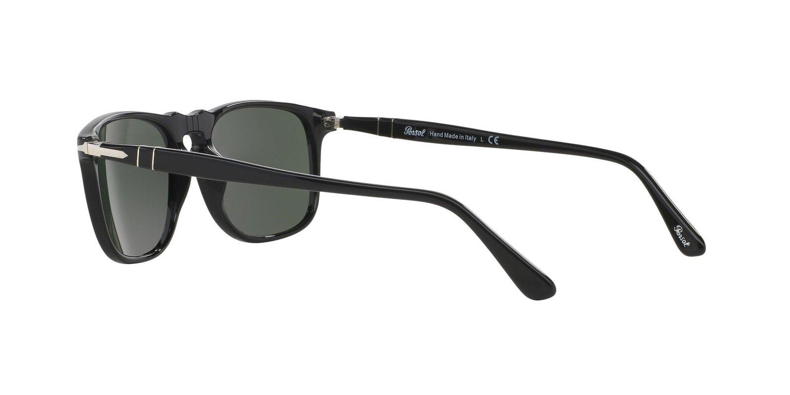 Persol Rectangle Frame Sunglasses In Black