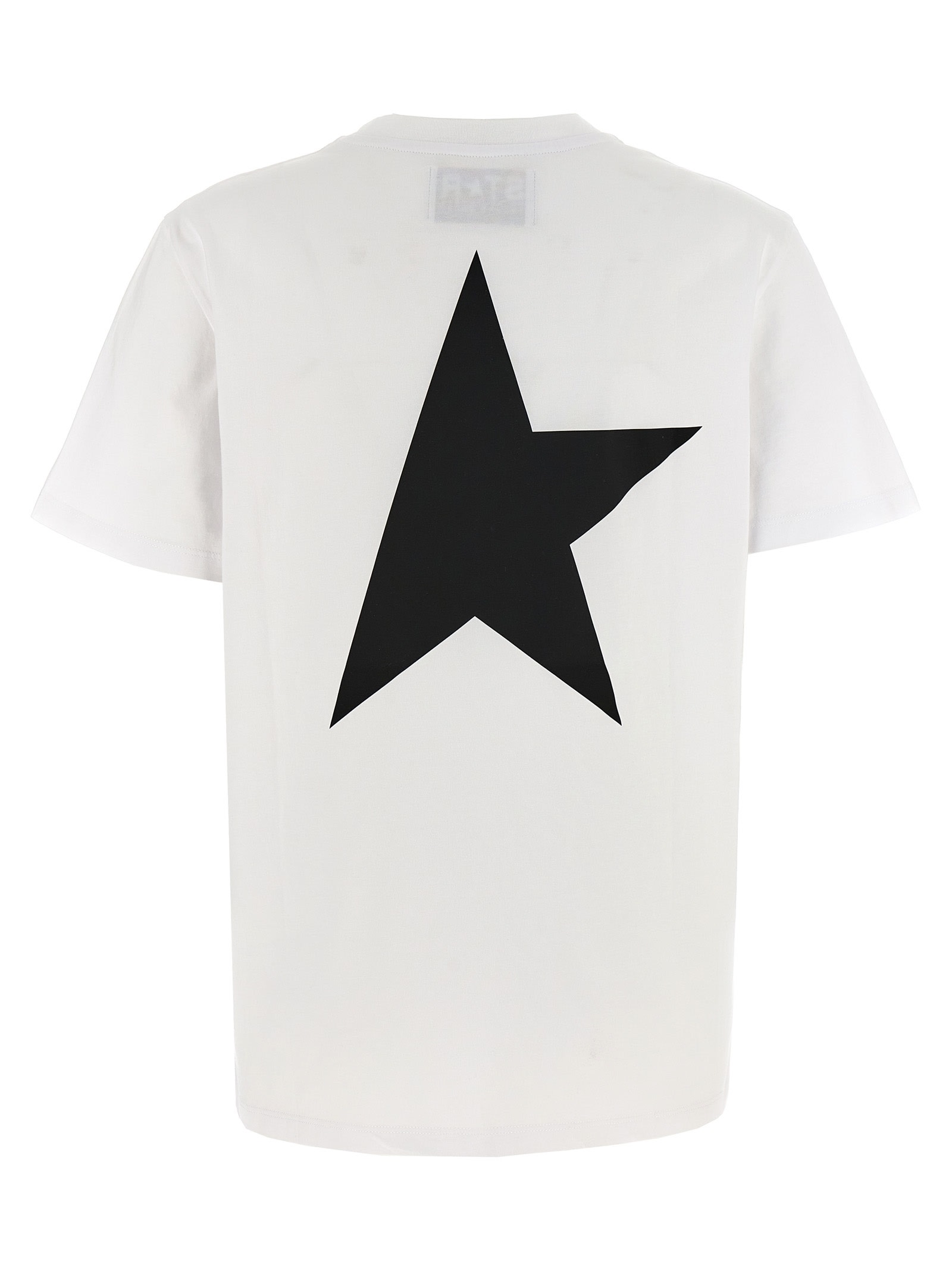 Shop Golden Goose Star T-shirt In White/black