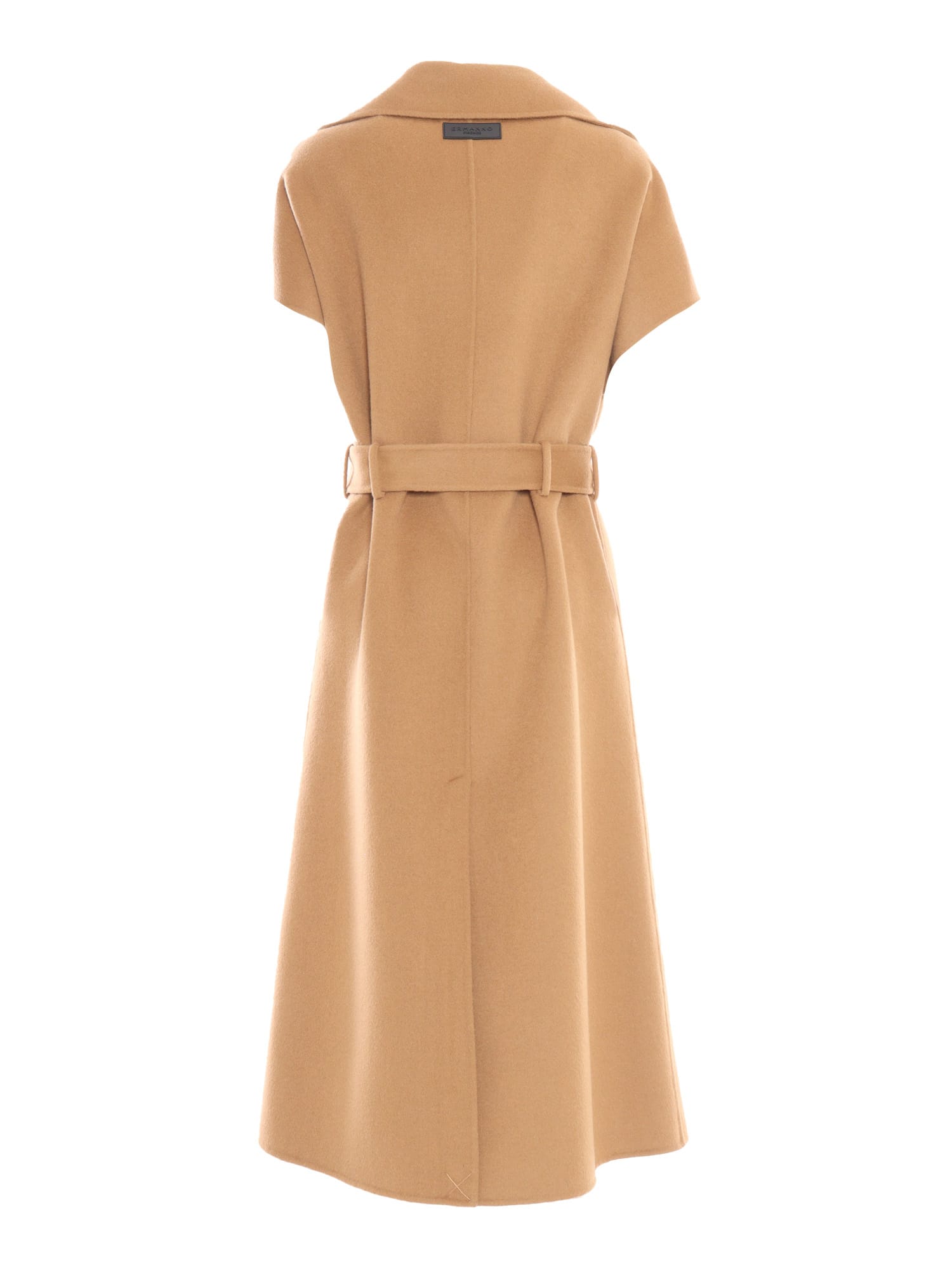 Shop Ermanno Ermanno Scervino Easy Trench Coat In Brown