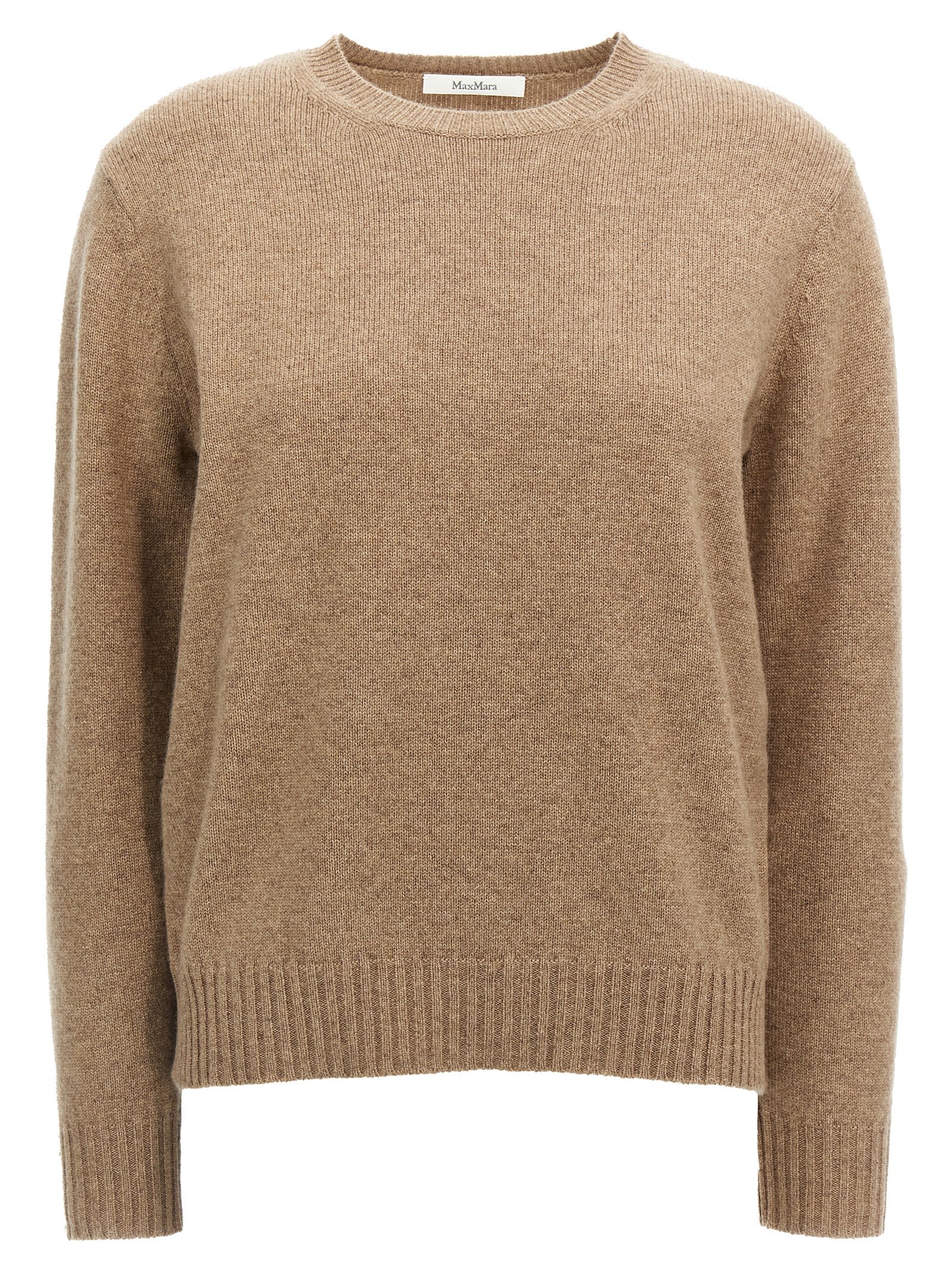 Shop Max Mara Viglio Sweater In Brown