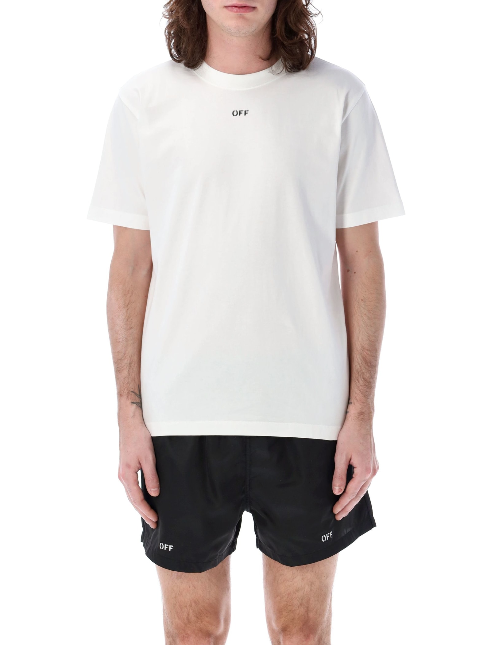 Shop Off-white Off Stamp Slim T-shirt In White