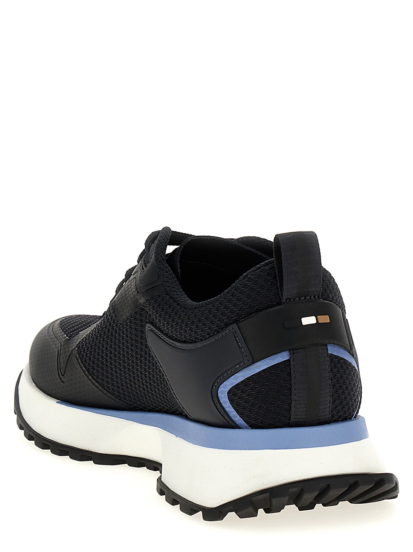 Shop Hugo Boss Jonah Sneakers In Blue