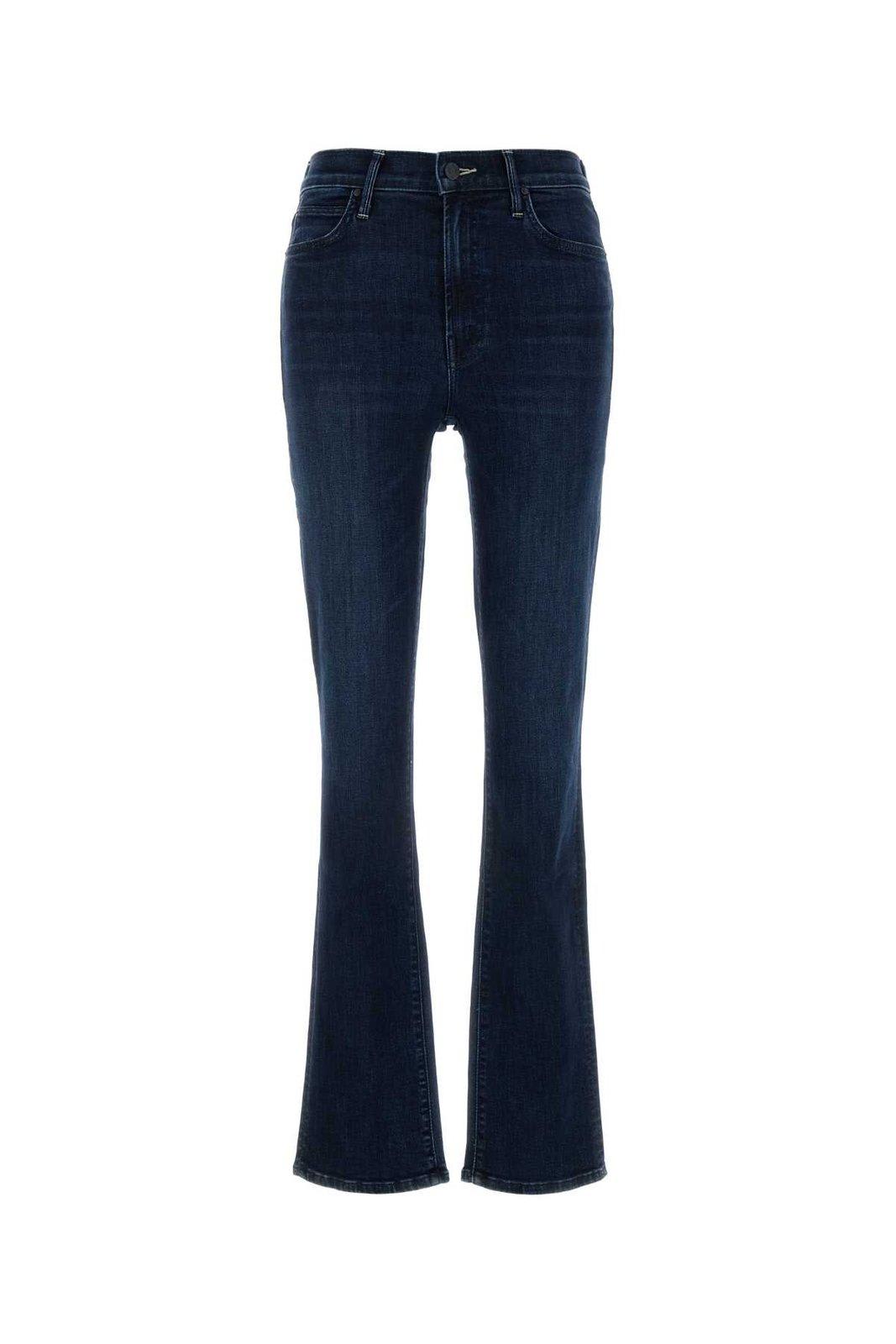 Mother The Weekender Fray Jeans Chip On My Shoulder In Blue