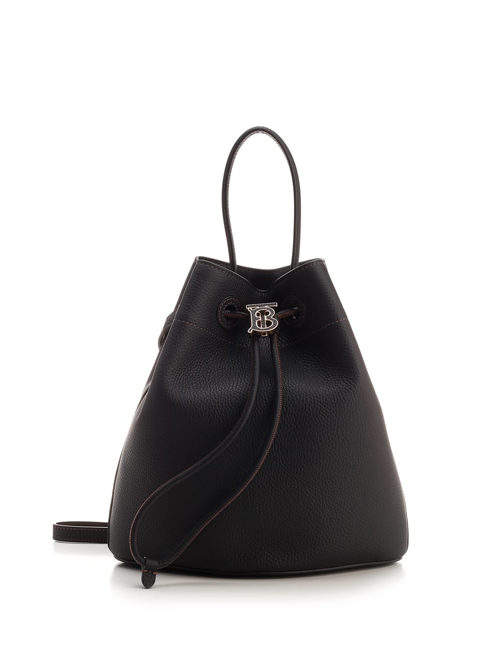 BURBERRY LEATHER BUCKET BAG